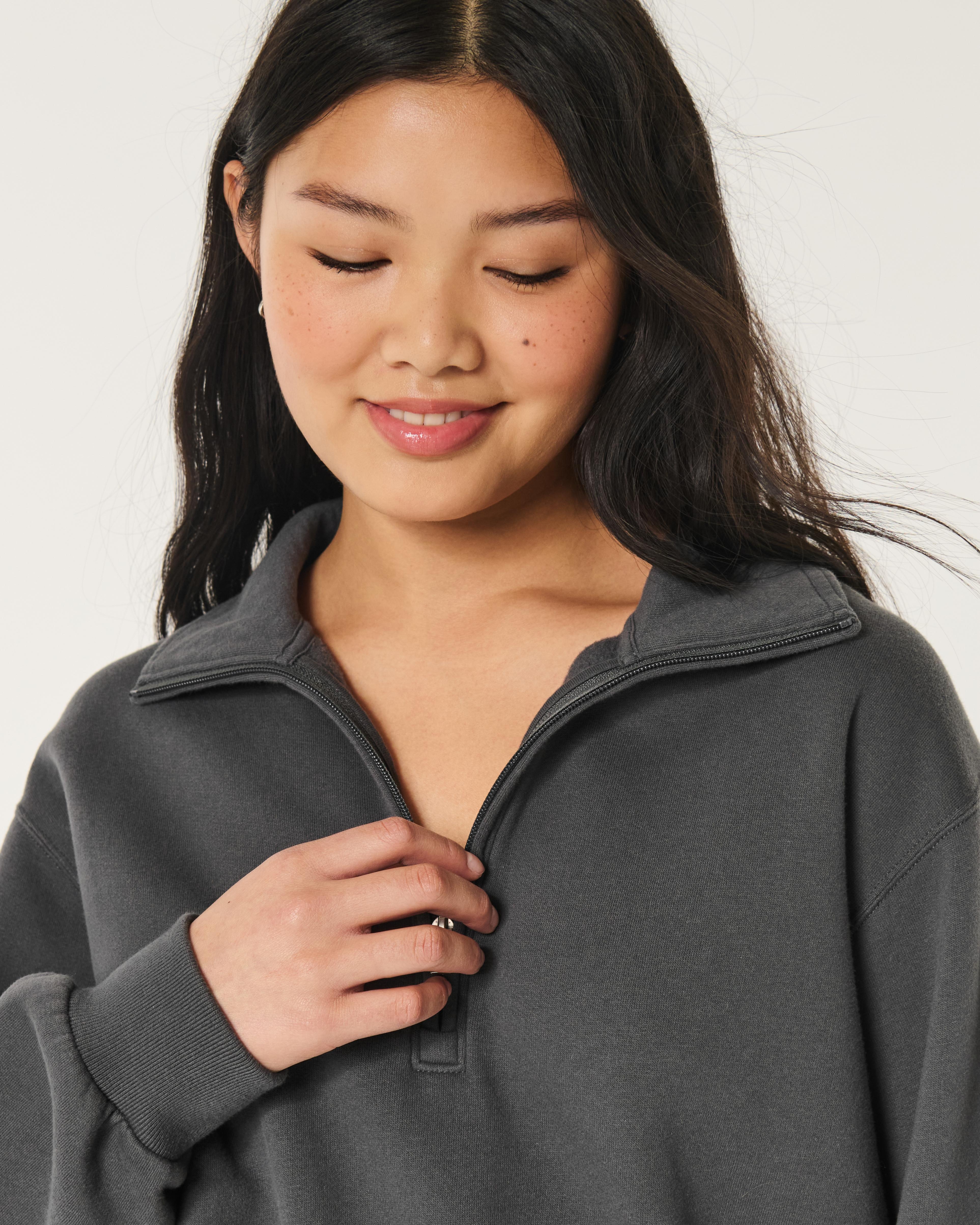Easy Mini Half-Zip Sweatshirt Product Image