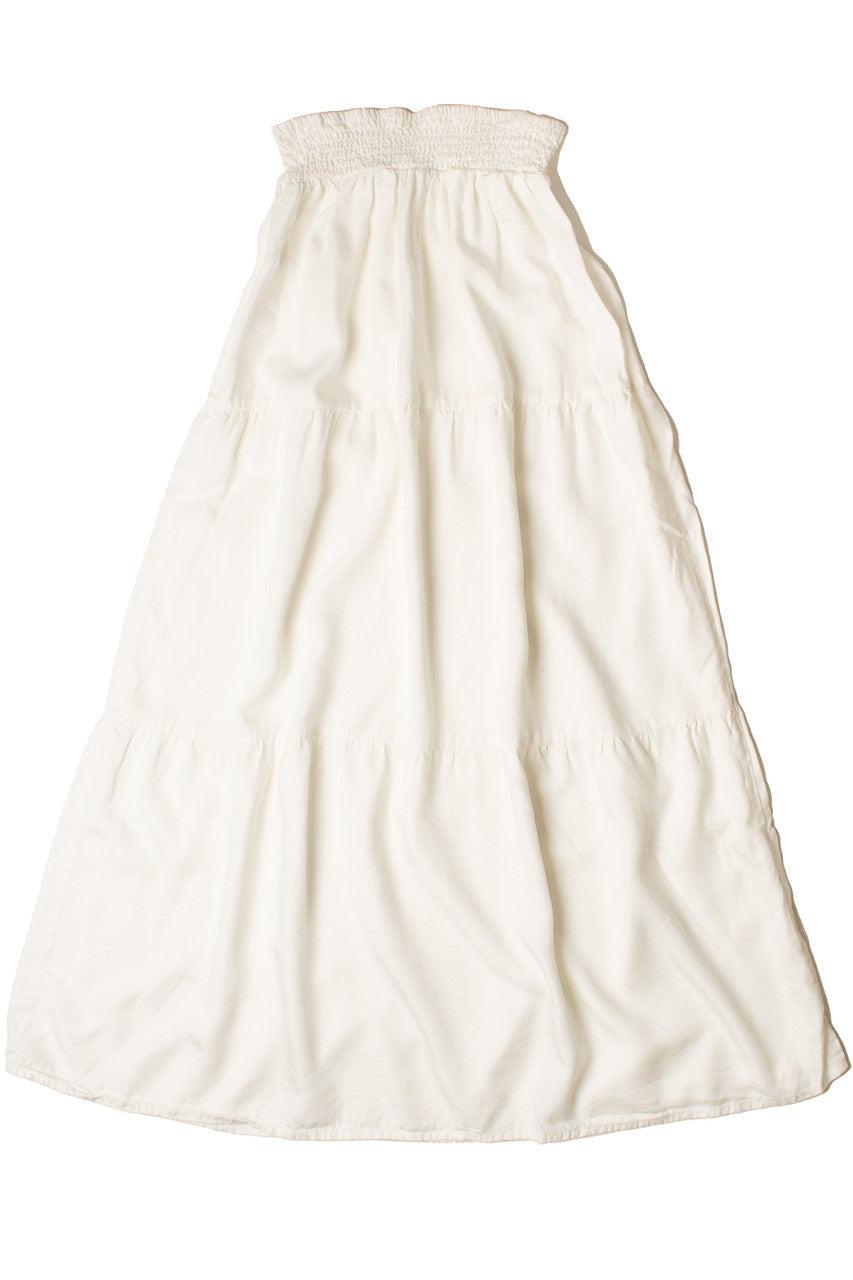 Smocked Waist Tiered Maxi Skirt Product Image