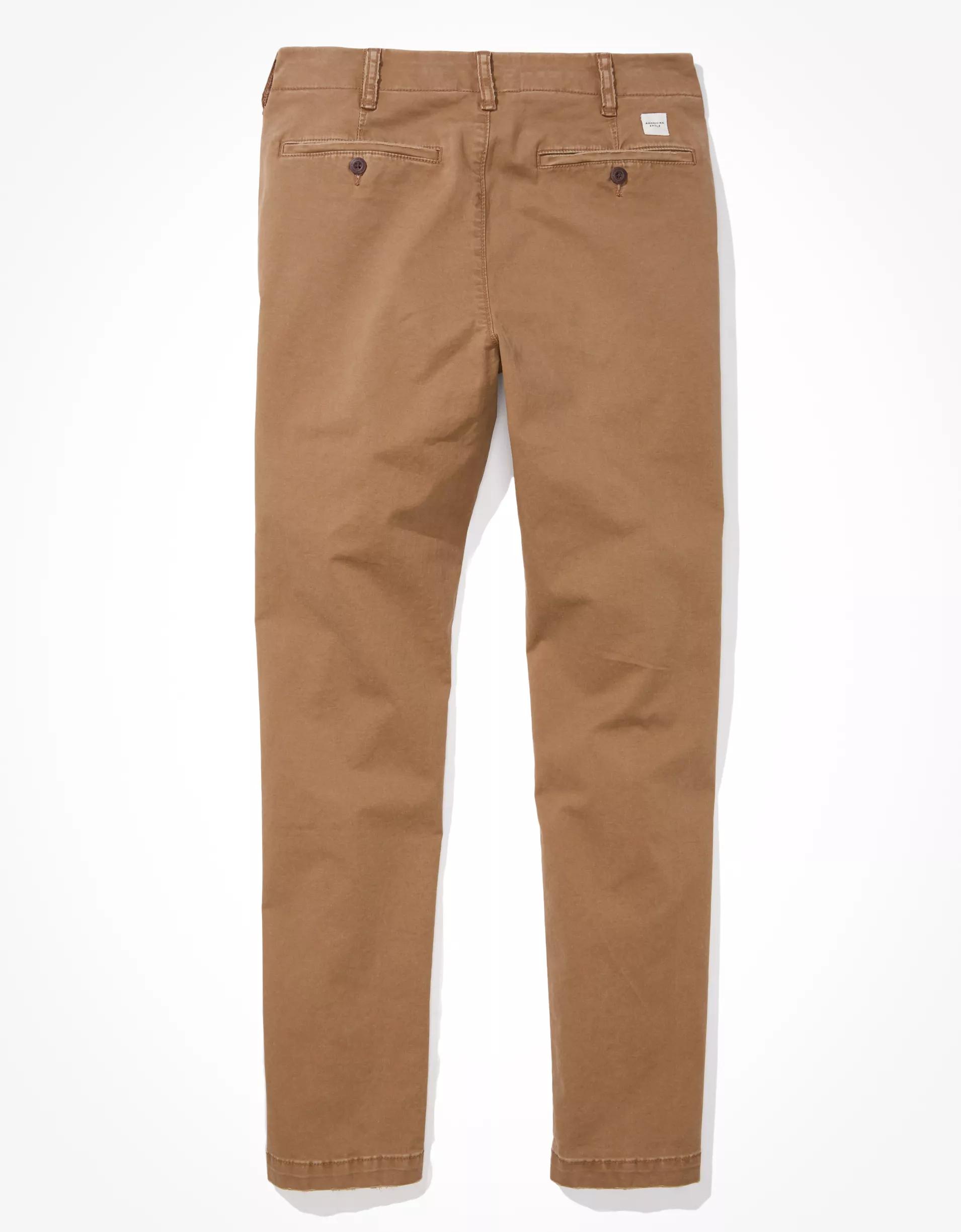 AE Flex Slim Straight Lived-In Khaki Pant Product Image