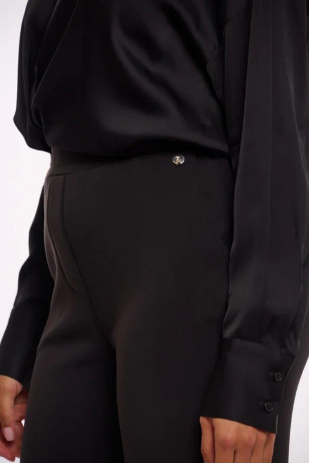 Wide Leg Straight Black Product Image