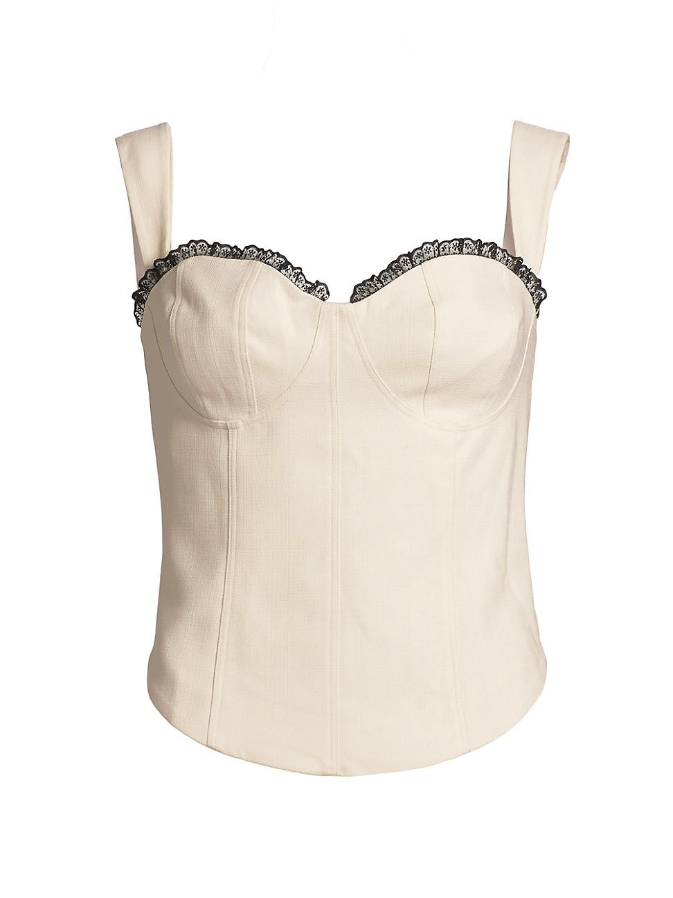 Womens Alisa Seamed Bustier Top Product Image