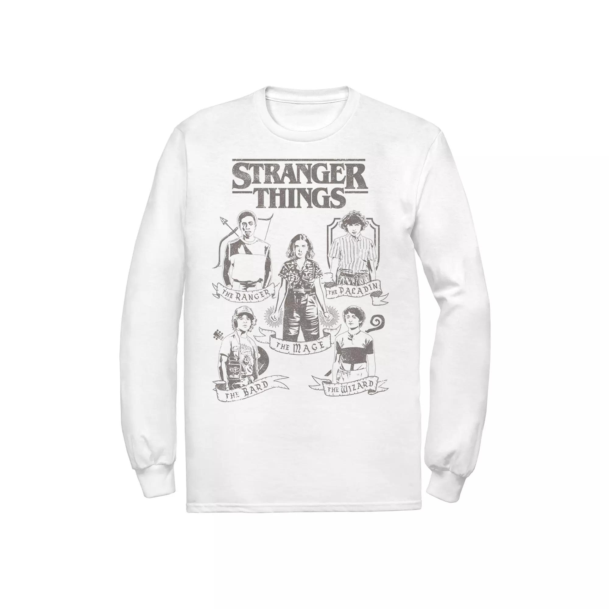 Men's Stranger Things Group Shot Classes Tee, Size: XXL, White Product Image