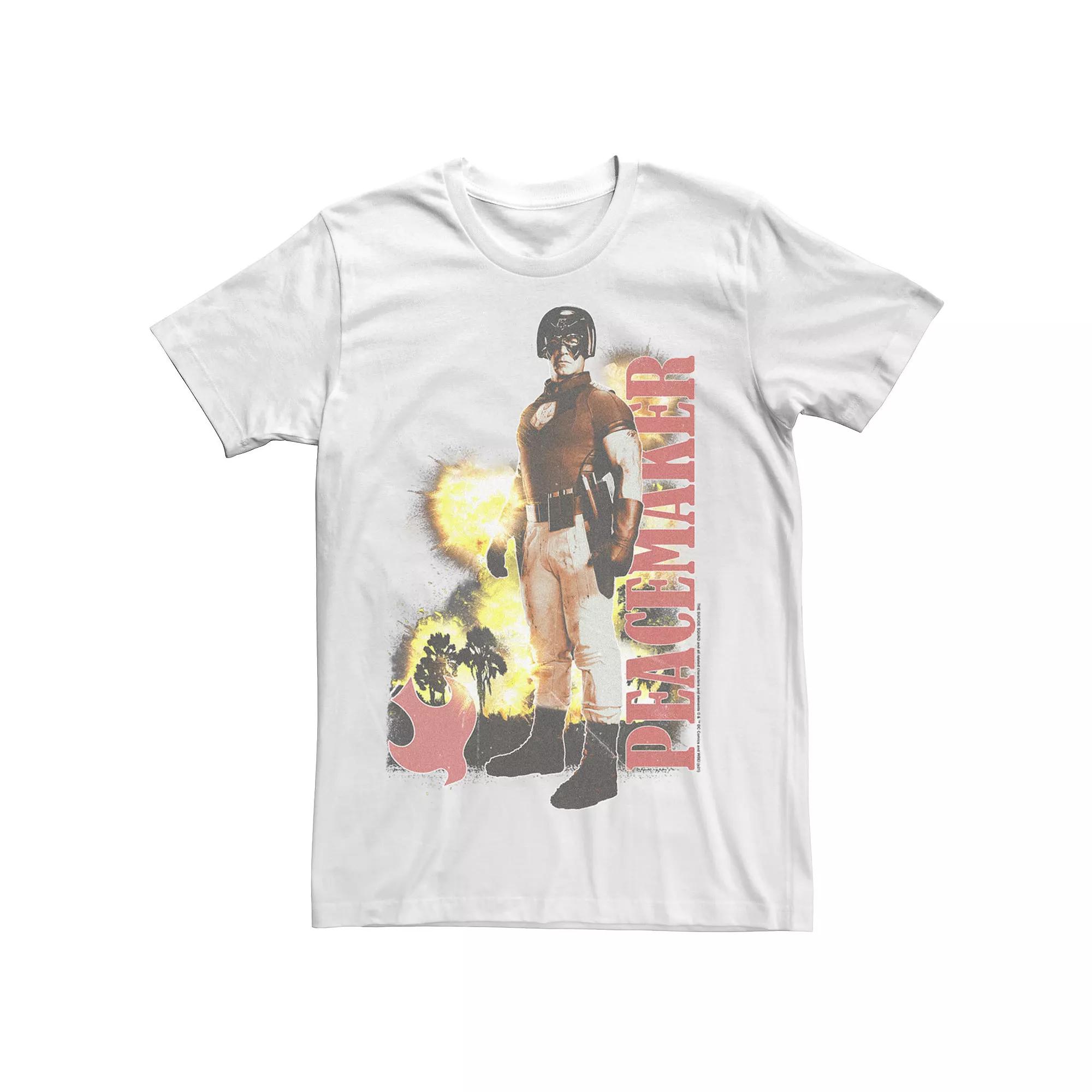 Men's The Suicide Squad Peacemaker Explosion Logo Tee,  Product Image