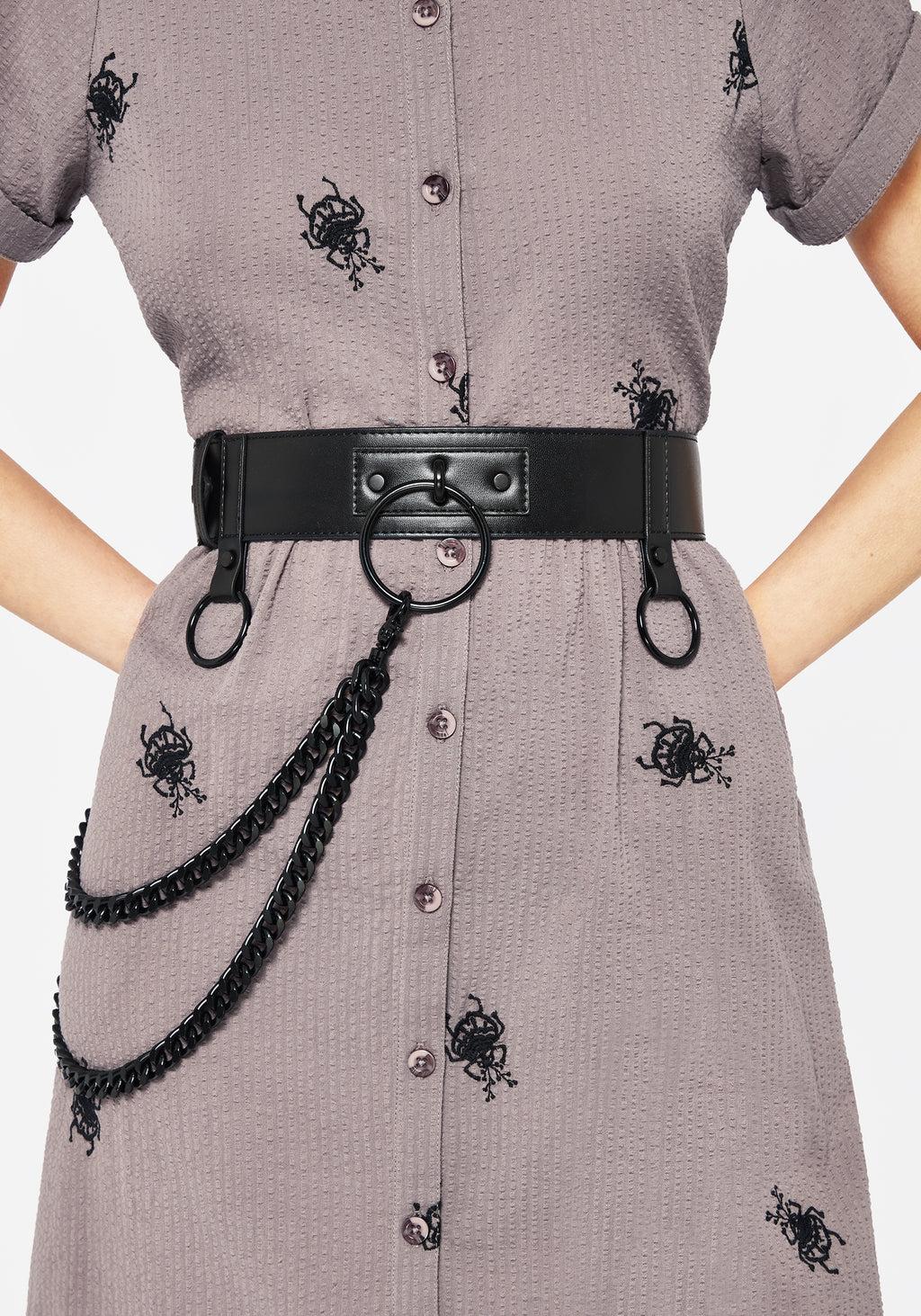 Calliope Chain Belt - Black Product Image