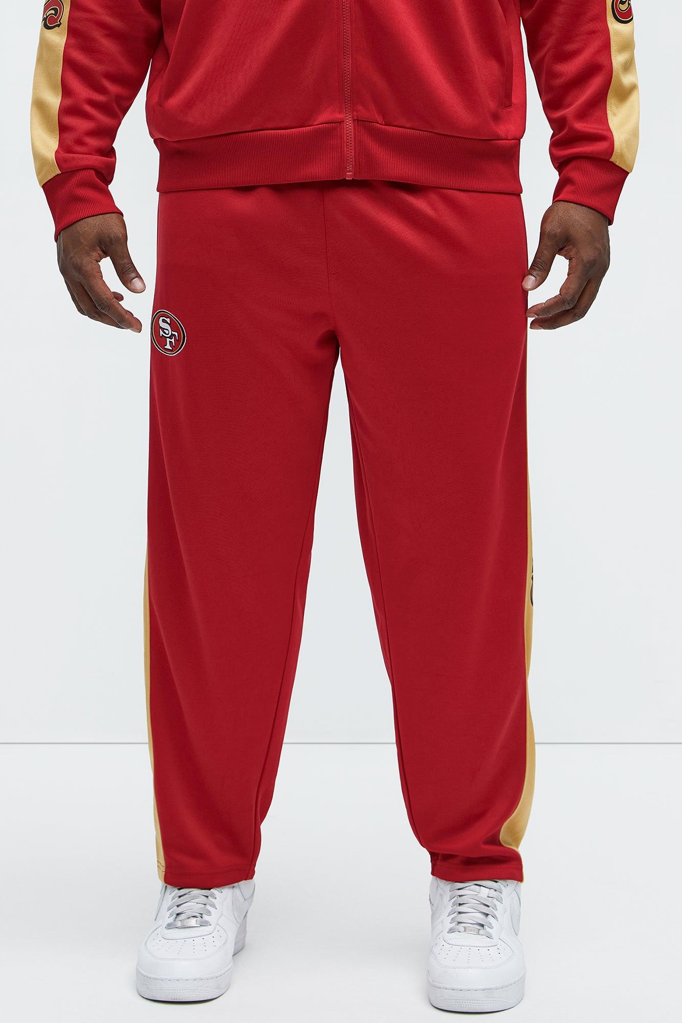 49ers Stand By Track Pants - Red/combo Male Product Image