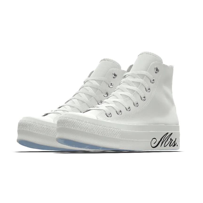 Custom Wedding Chuck Taylor All Star Lift Platform By You Product Image