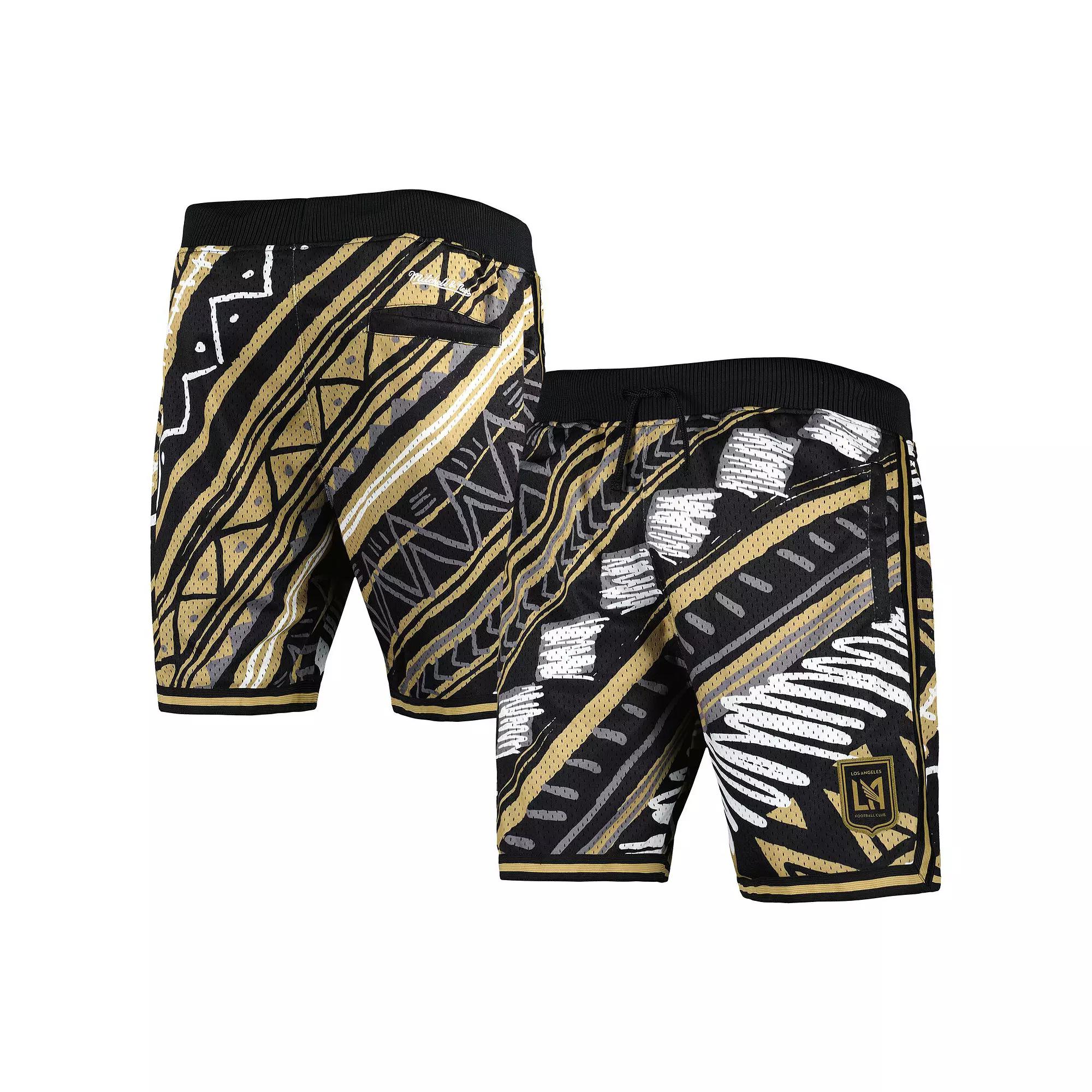 Men's Mitchell & Ness Black LAFC Tribal Fashion Shorts, Size: Small, Lfc Black Product Image