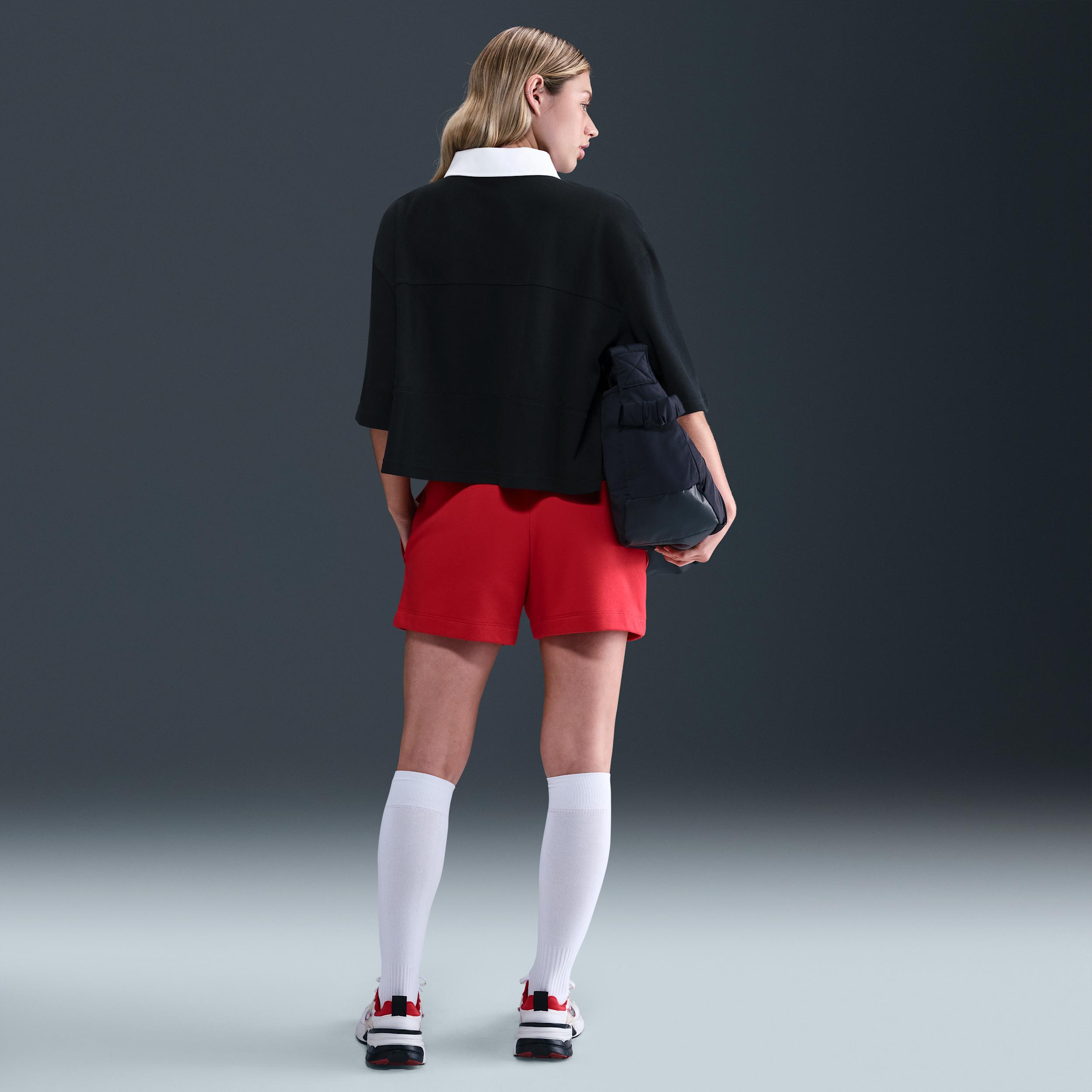 Nike Sportswear Women's Oversized Short-Sleeve Polo Top Product Image