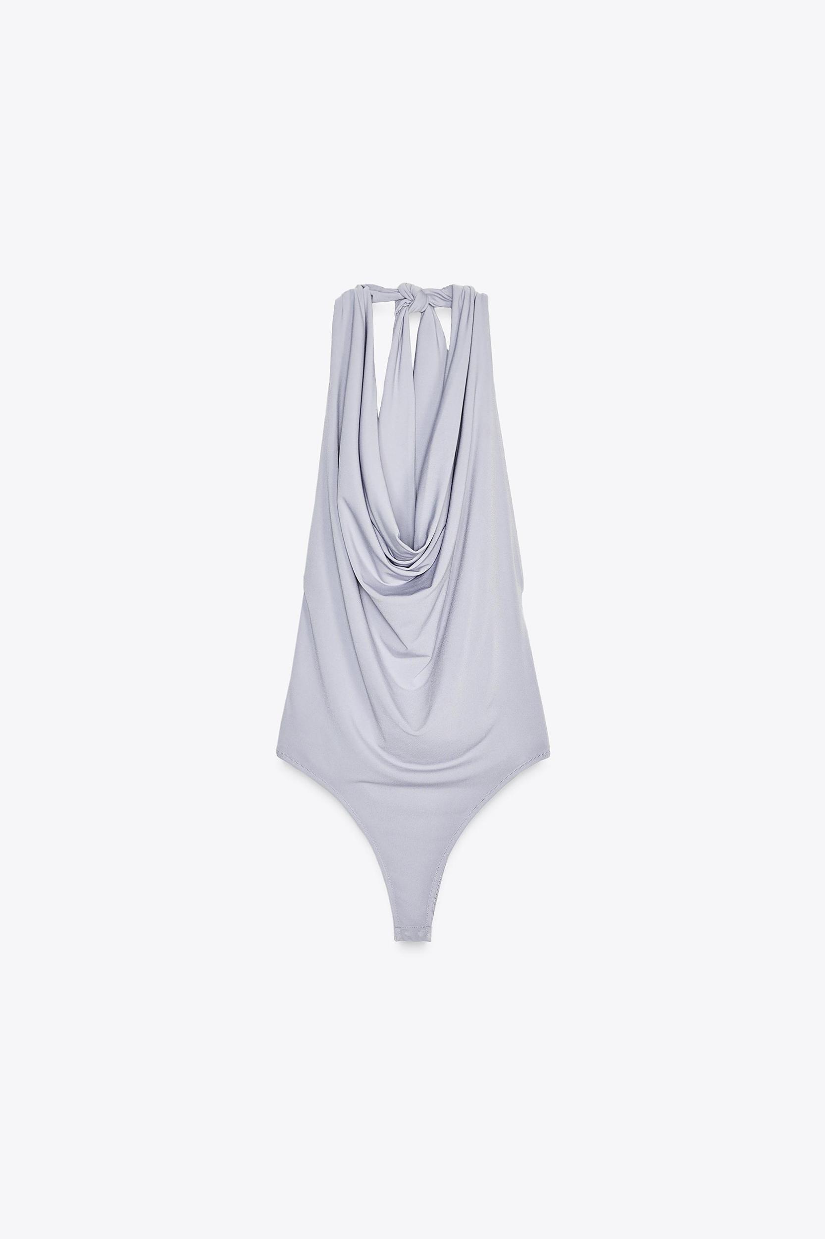 FLOWY HALTER BODYSUIT Product Image