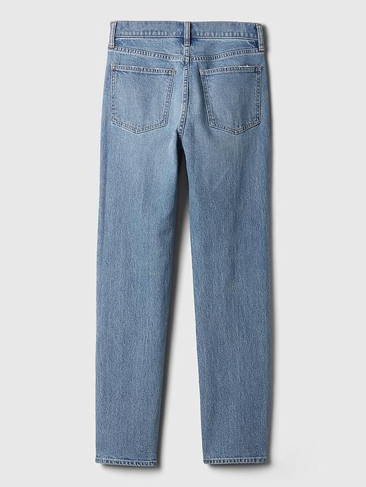 High Rise Studded &apos;90s Straight Jeans Product Image