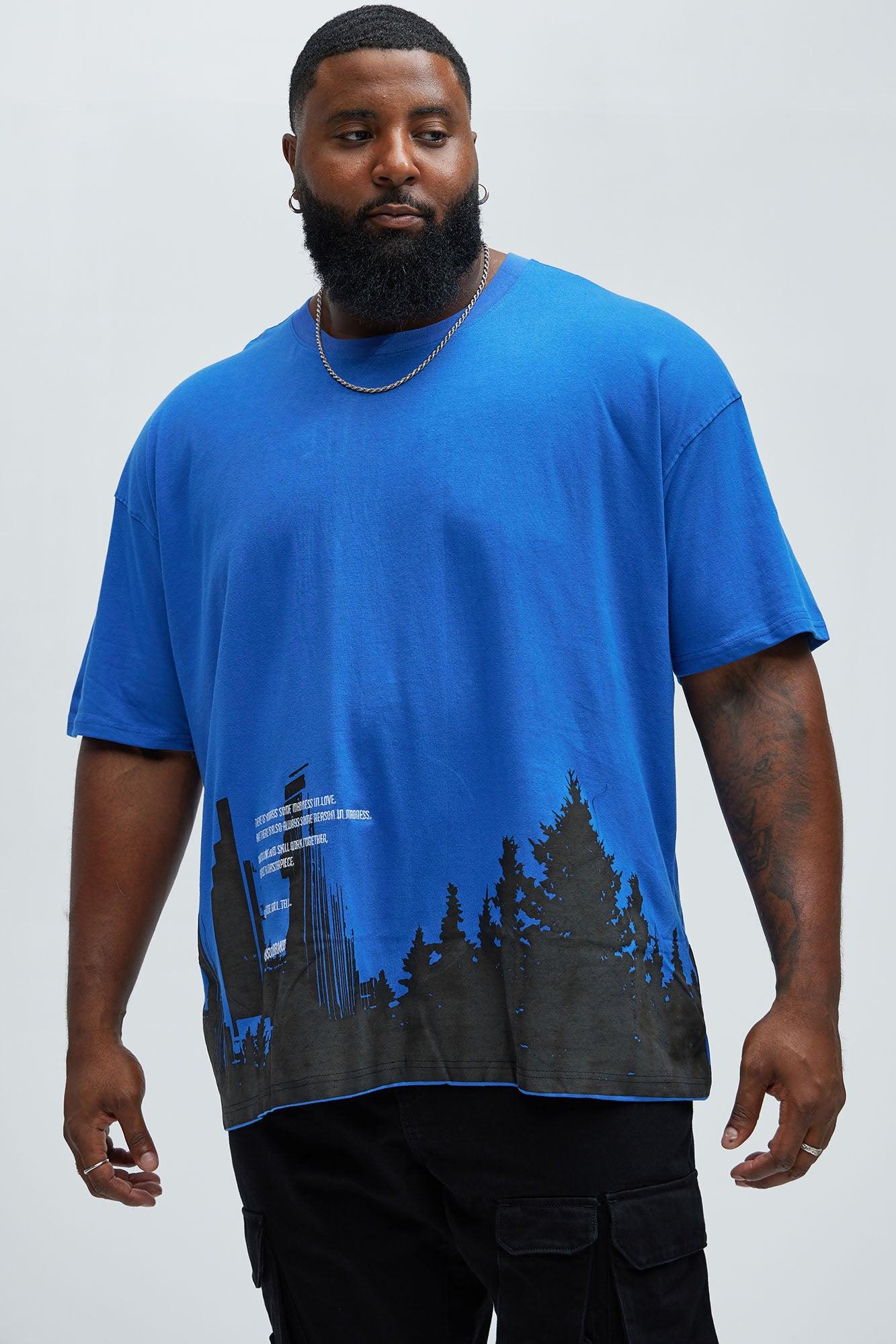 Work Together Short Sleeve Tee - Blue Product Image