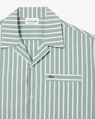 Relaxed Fit Striped Short Sleeved Shirt Product Image