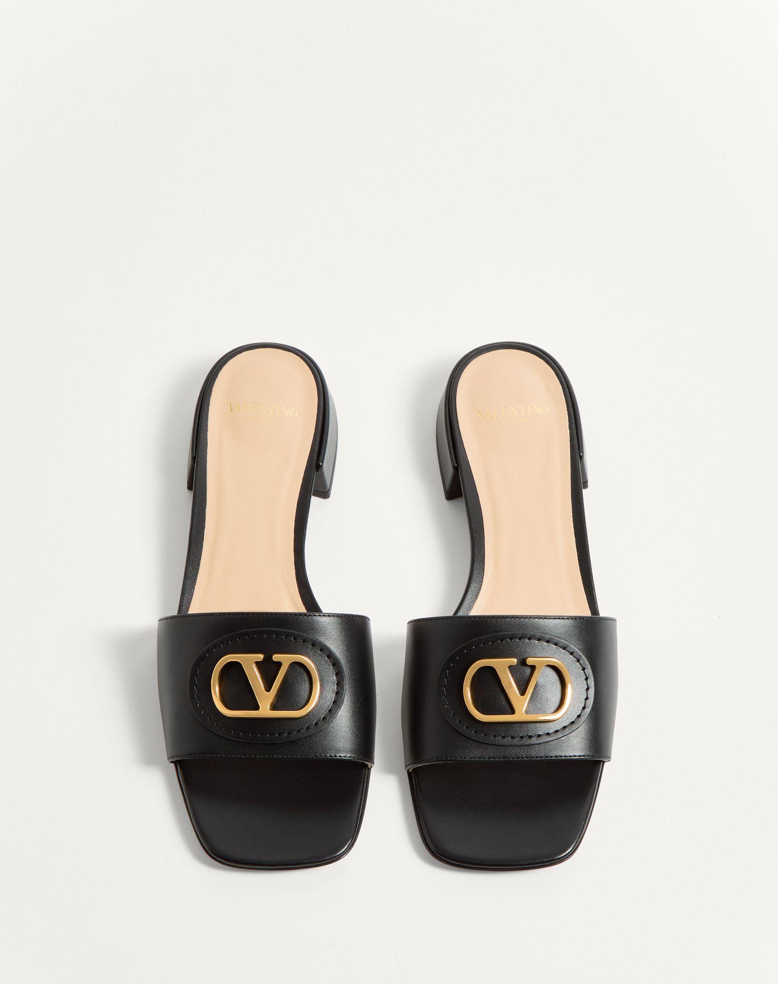 Vlogo Signature Slide Sandal In Calfskin 20Mm Product Image