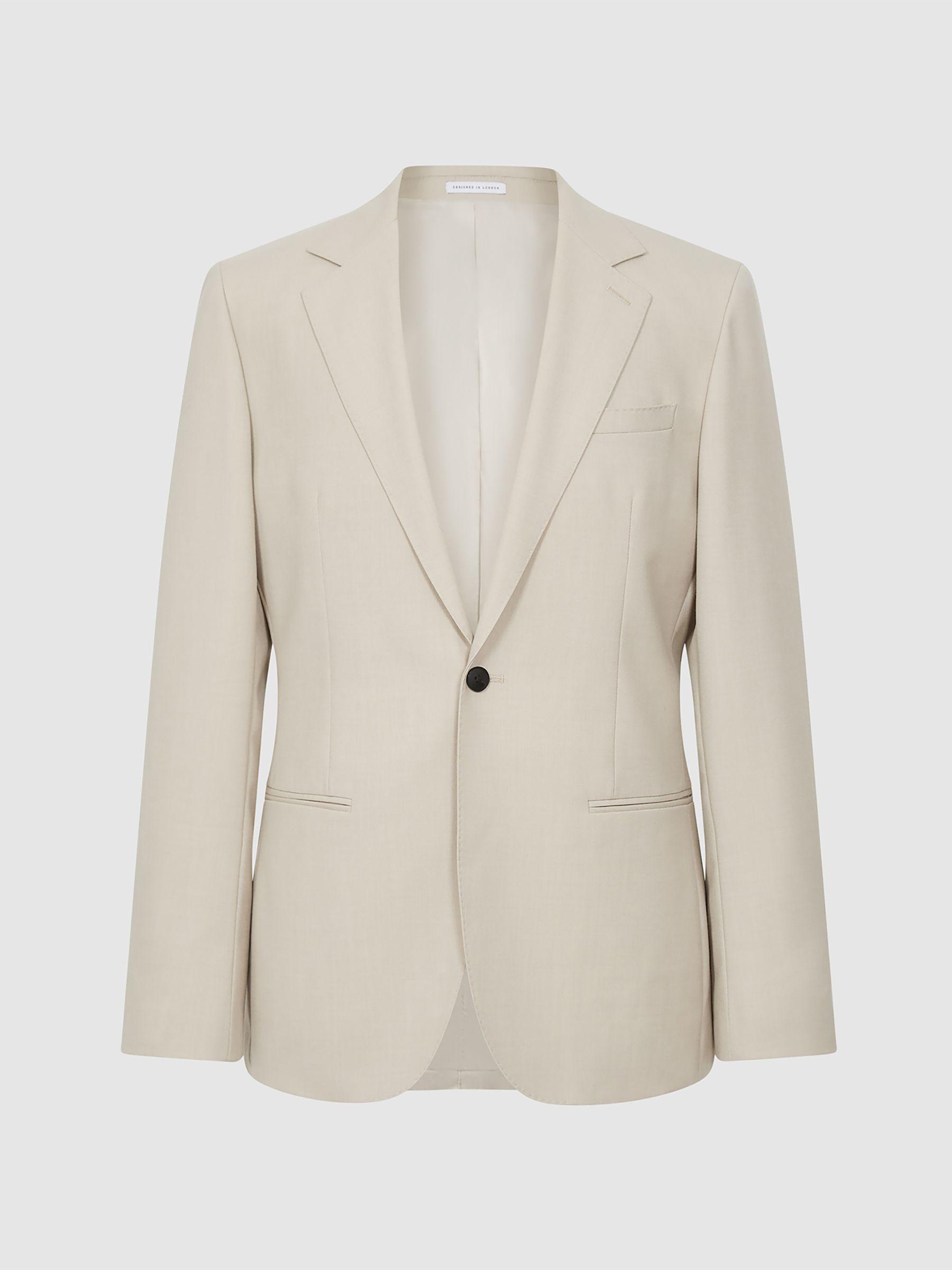 Fine Stone Modern Fit Single Breasted Wool Blazer Product Image