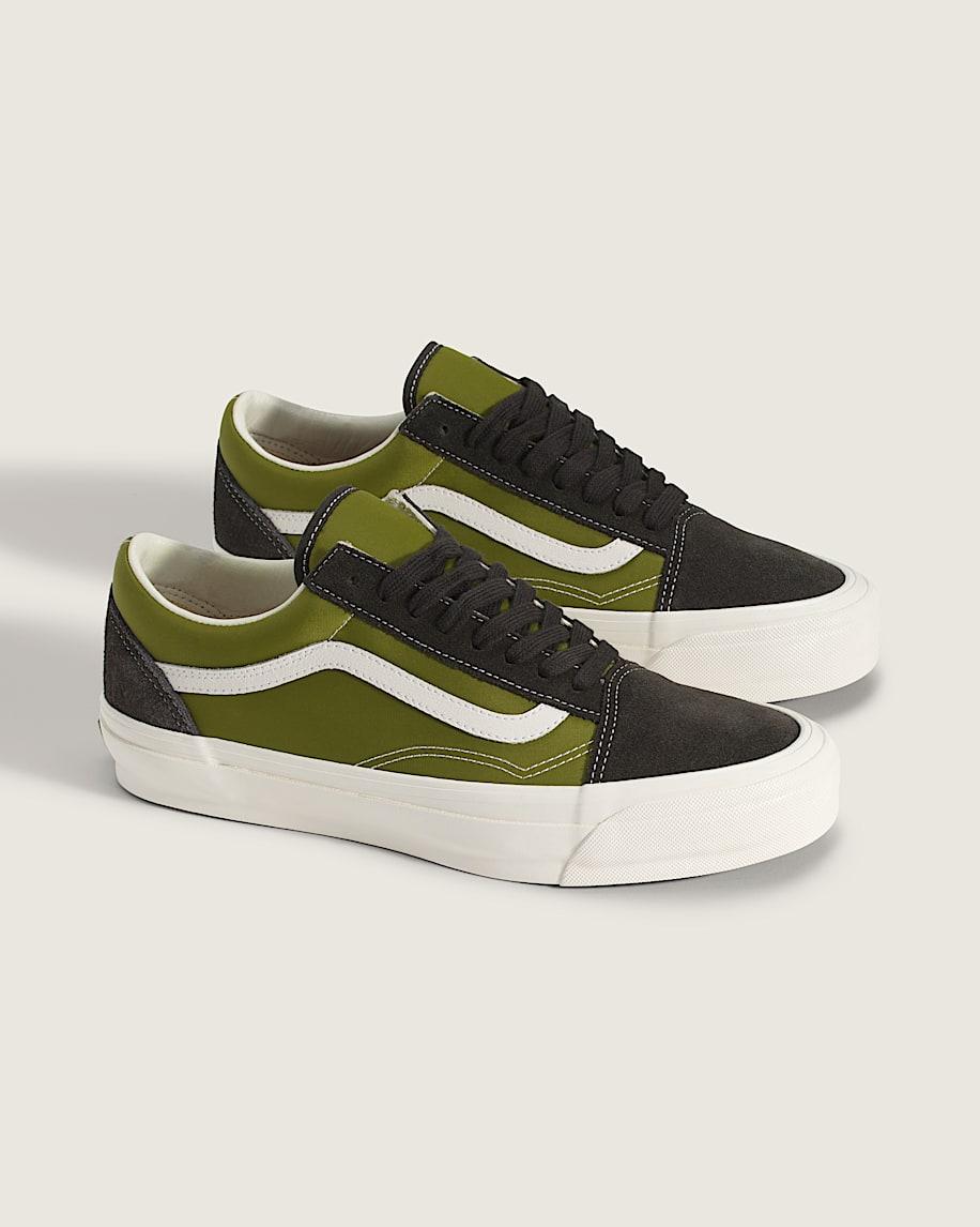 Premium Old Skool Shoe in Aged Green| Vans US Product Image