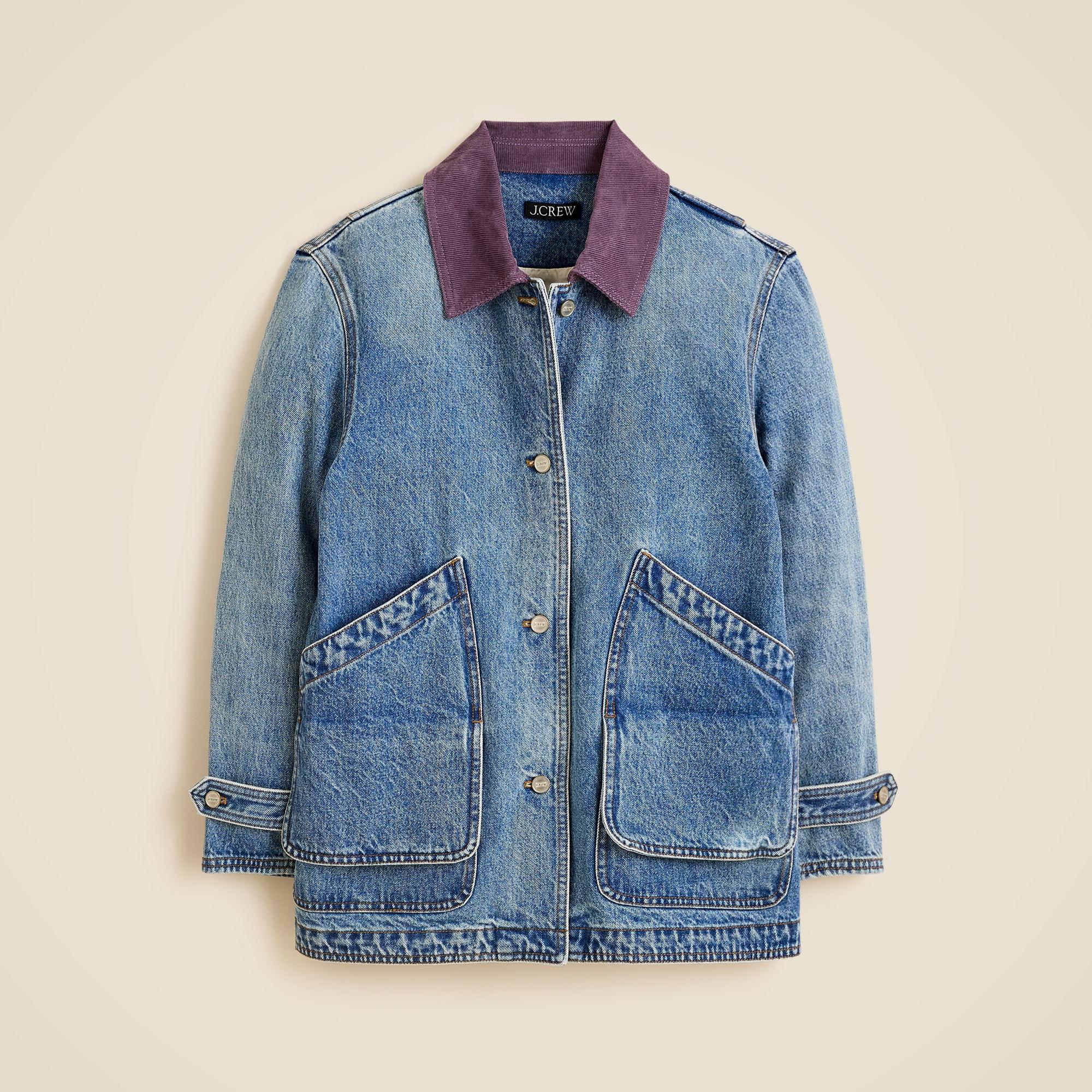 Relaxed Barn Jacket™ in denim Product Image