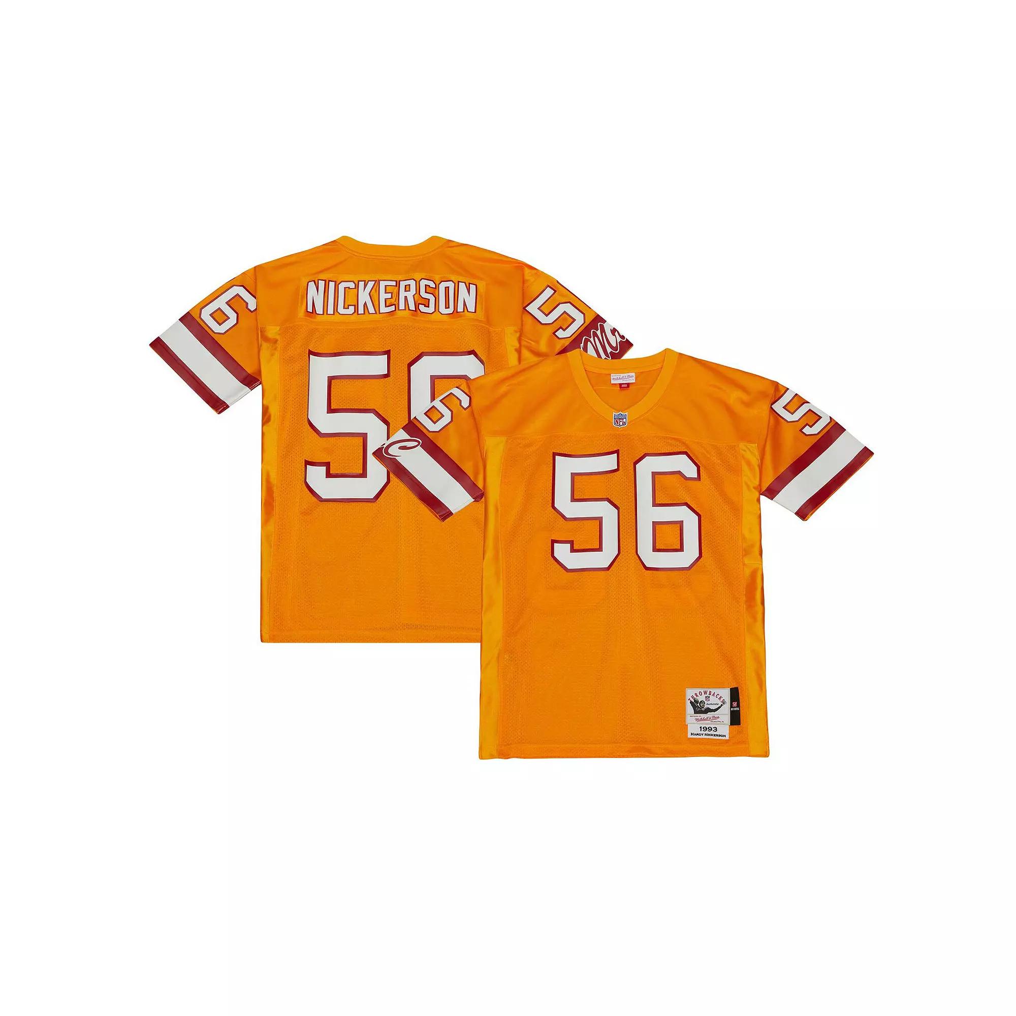 Men's Mitchell & Ness Hardy Nickerson Orange Tampa Bay Buccaneers 1993 Authentic Jersey, Size: 36 Product Image