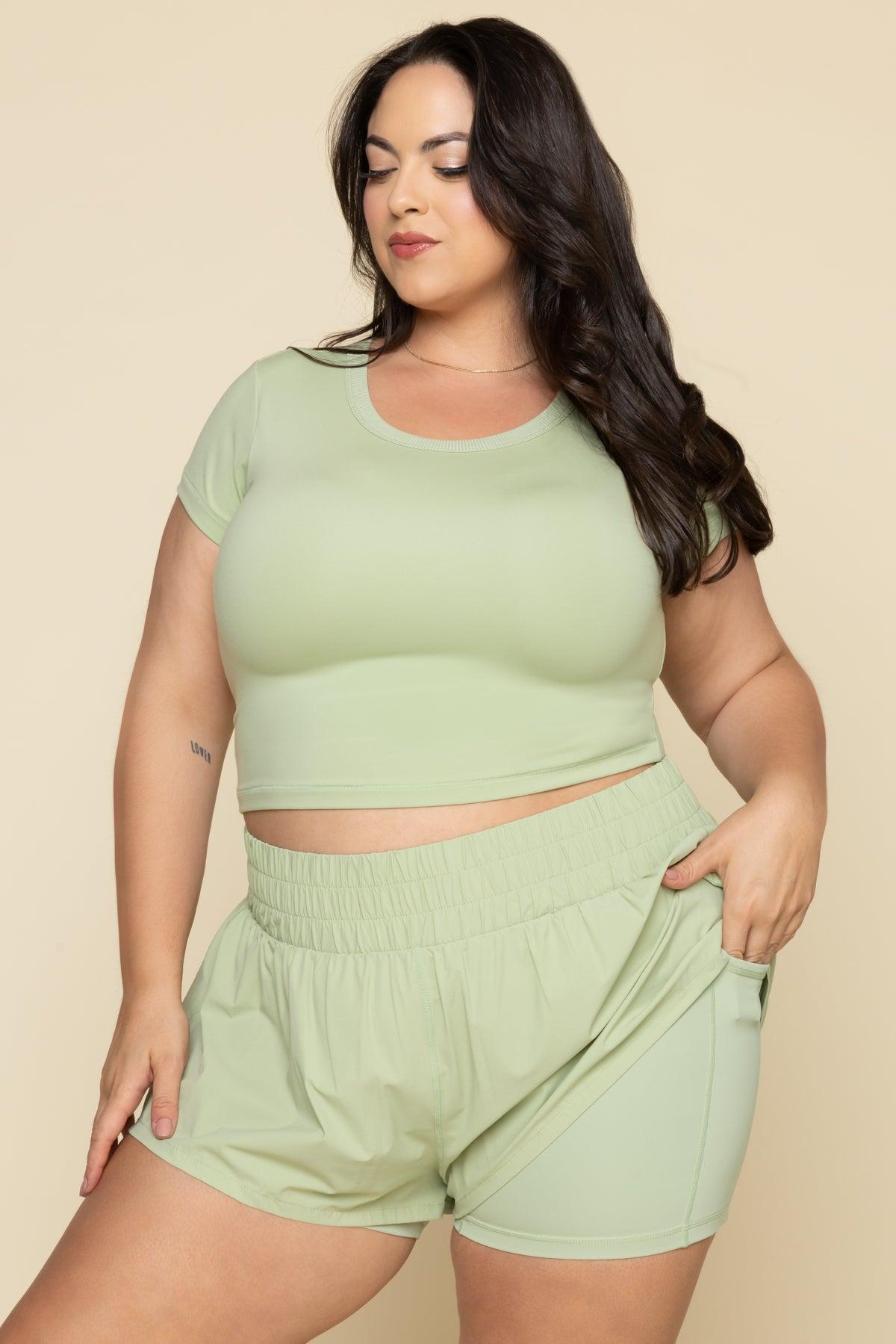 High Waisted Supershort™ - Pistachio Product Image