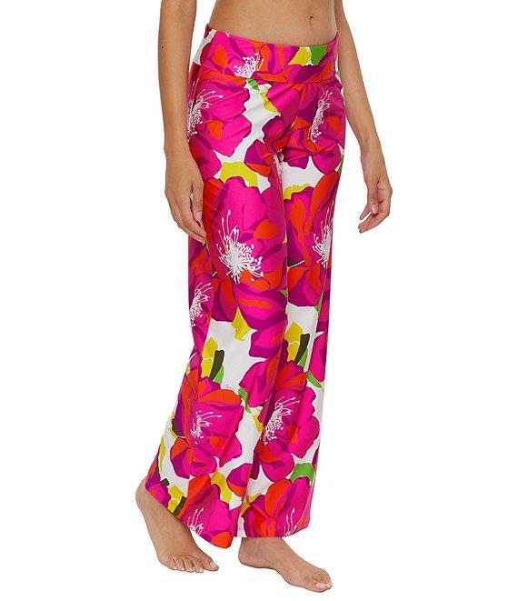 Trina Turk Bloom Wide Leg Swim Cover-Up Pant Product Image