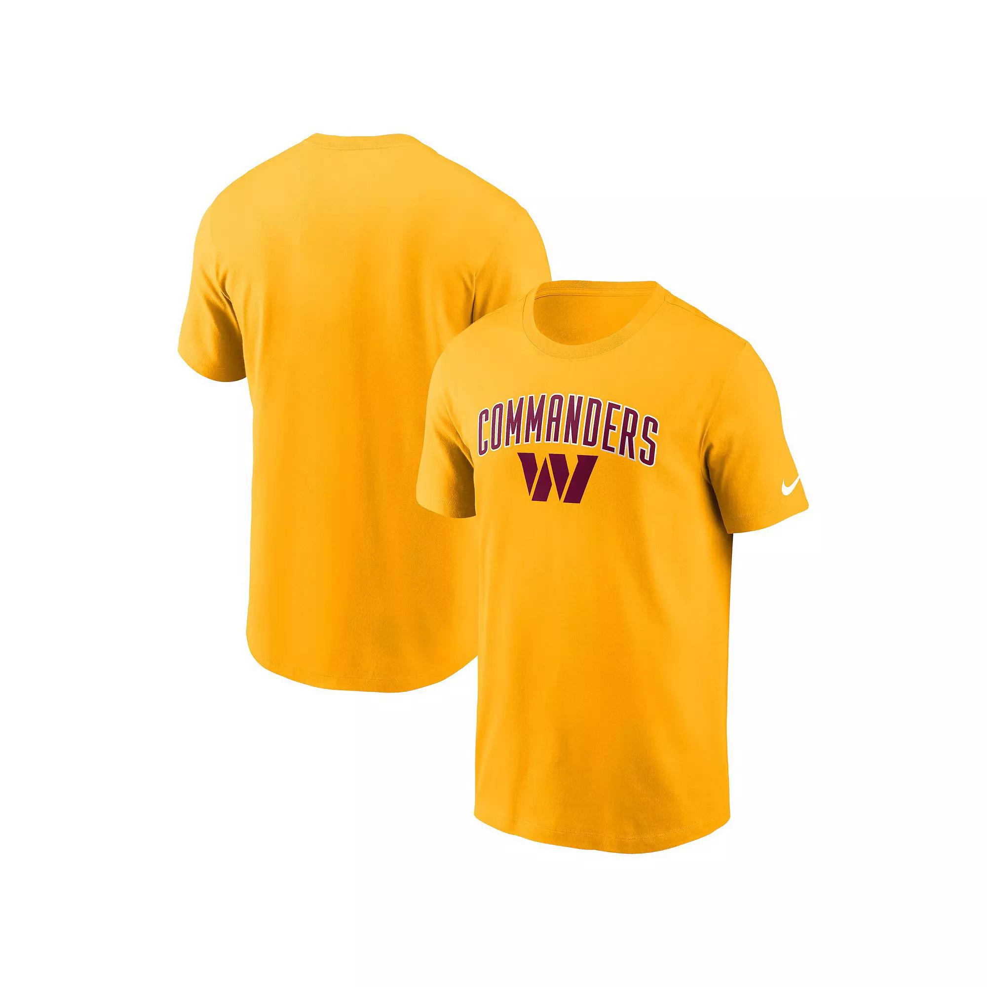 Men's Nike Gold Washington Commanders Team Athletic T-Shirt, Size: 3XL, Wft Gold Product Image