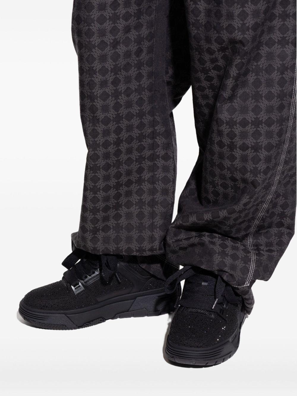 MA-1 crystal-embellished sneakers Product Image