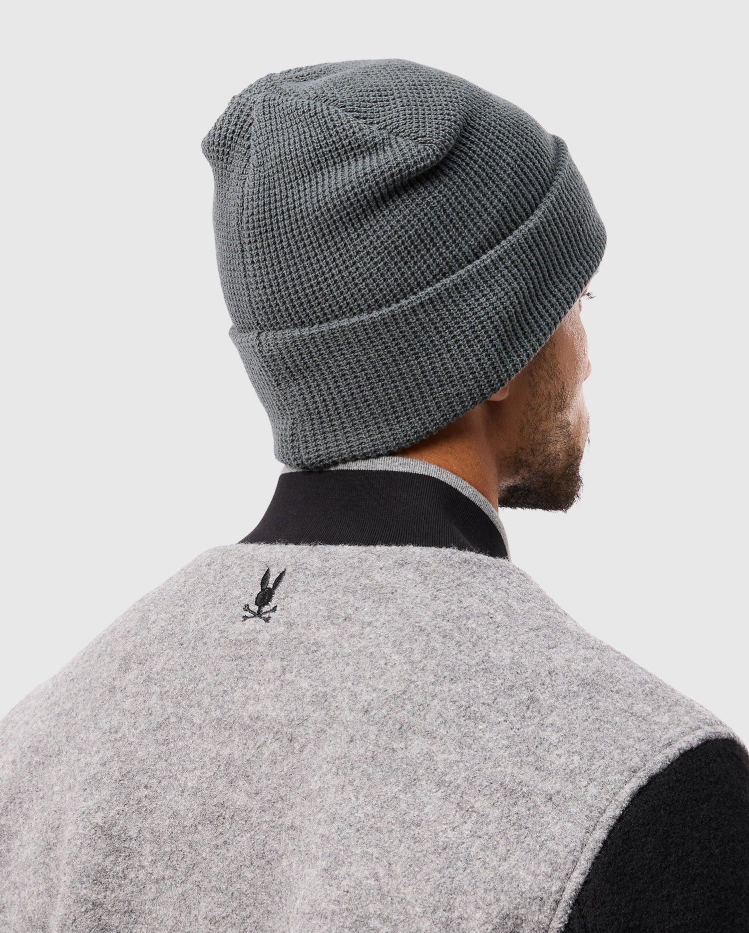 MENS WAFFLE BEANIE - B6A873D200 Male Product Image