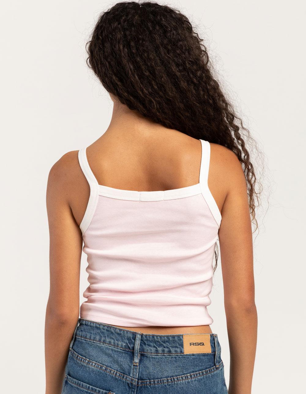 RSQ Womens 89 Tank Top - PINK Product Image