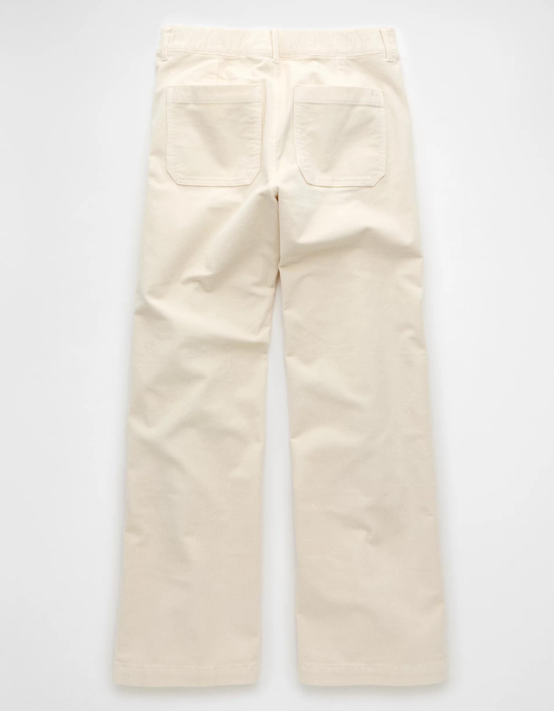 AE Stretch Corduroy Low-Rise Baggy Wide-Leg Pant Product Image