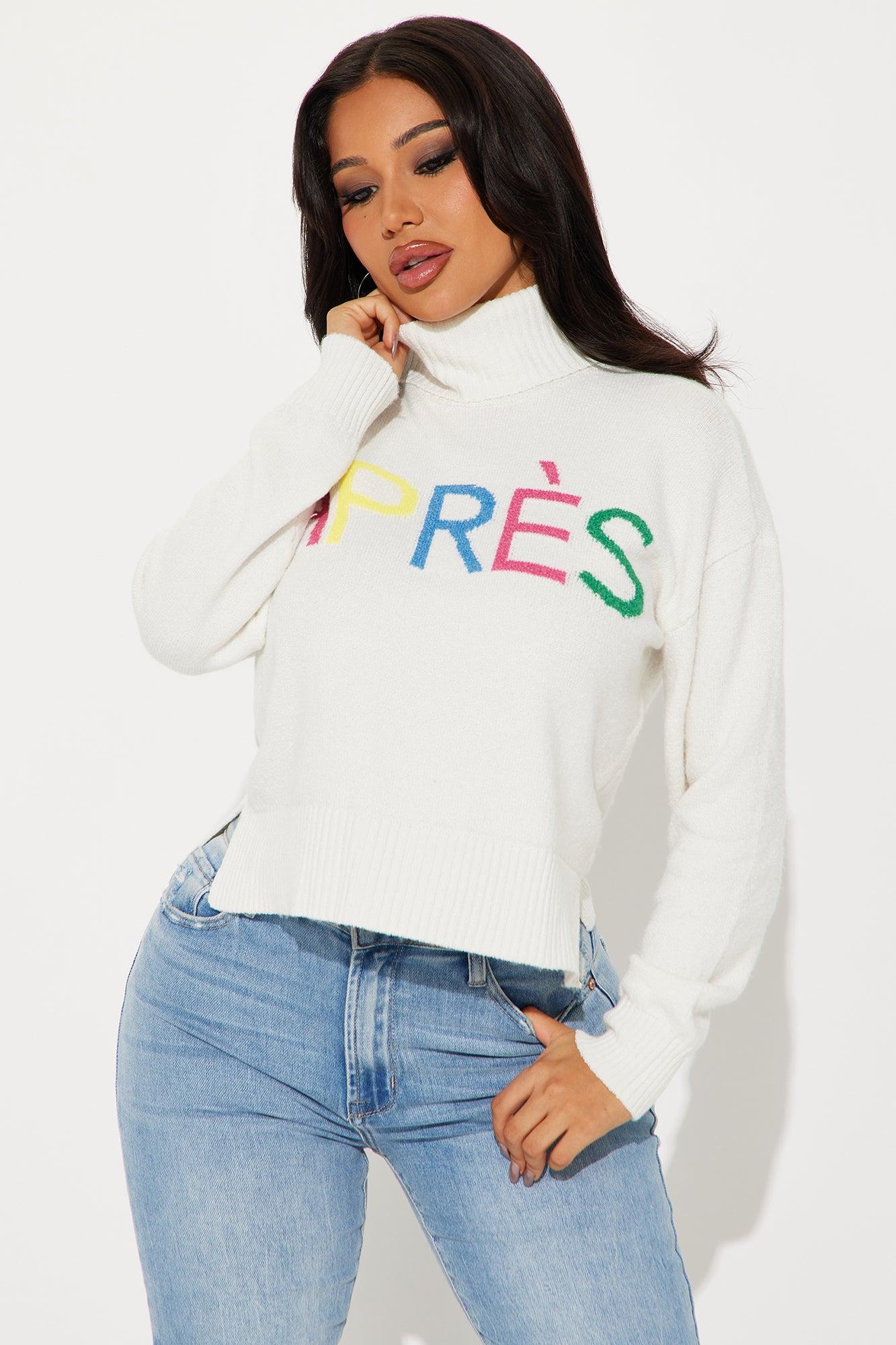 Apres Turtle Neck Sweater - Ivory/combo Product Image