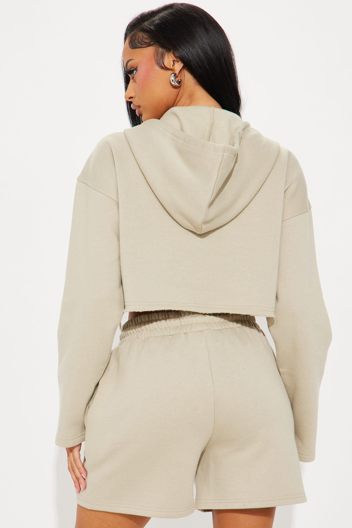 Go Minimal Fleece Short Set - Sage Product Image