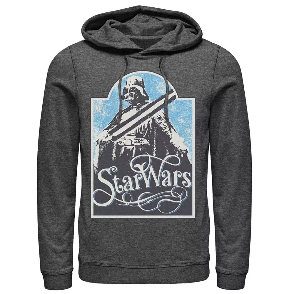 Men's Star Wars Retro Vader Poster Hoodie,  Product Image