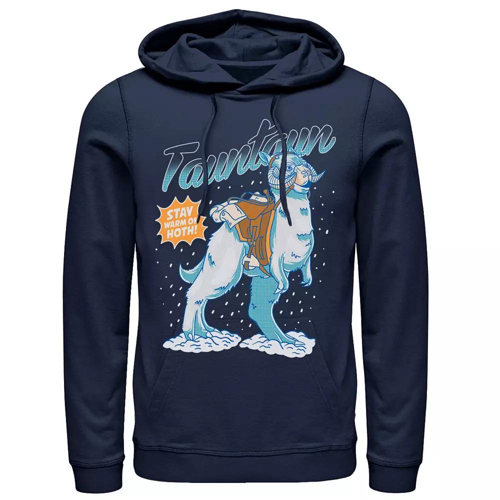Men's Star Wars Tauntaun Stay Warm On Hoth Comic Portrait Hoodie,  Product Image