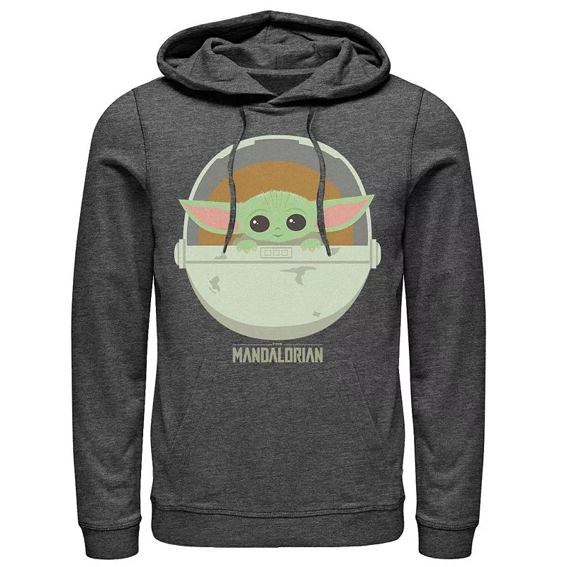 Men's Star Wars The Mandalorian The Child Bassinet Portrait Hoodie,  Product Image