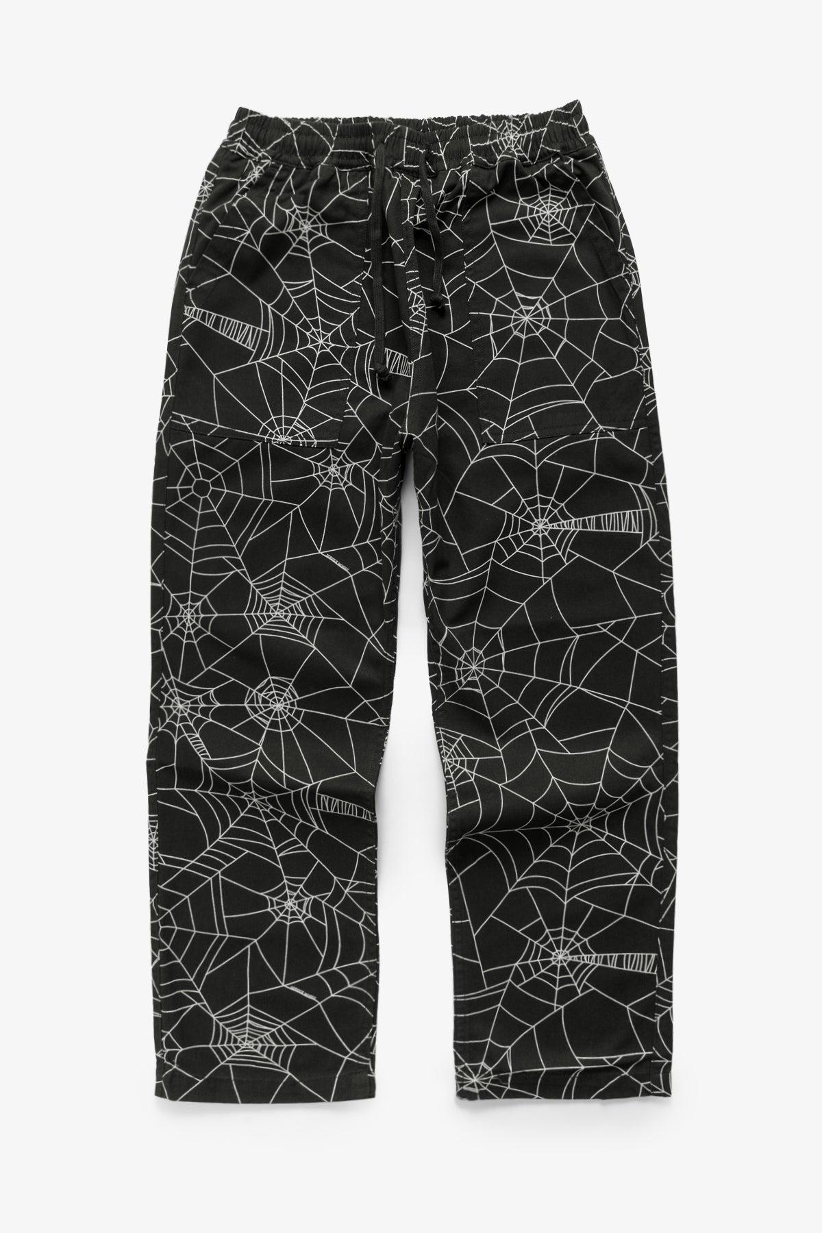 Service Works - Patterned Chef Pants - Black Web Product Image