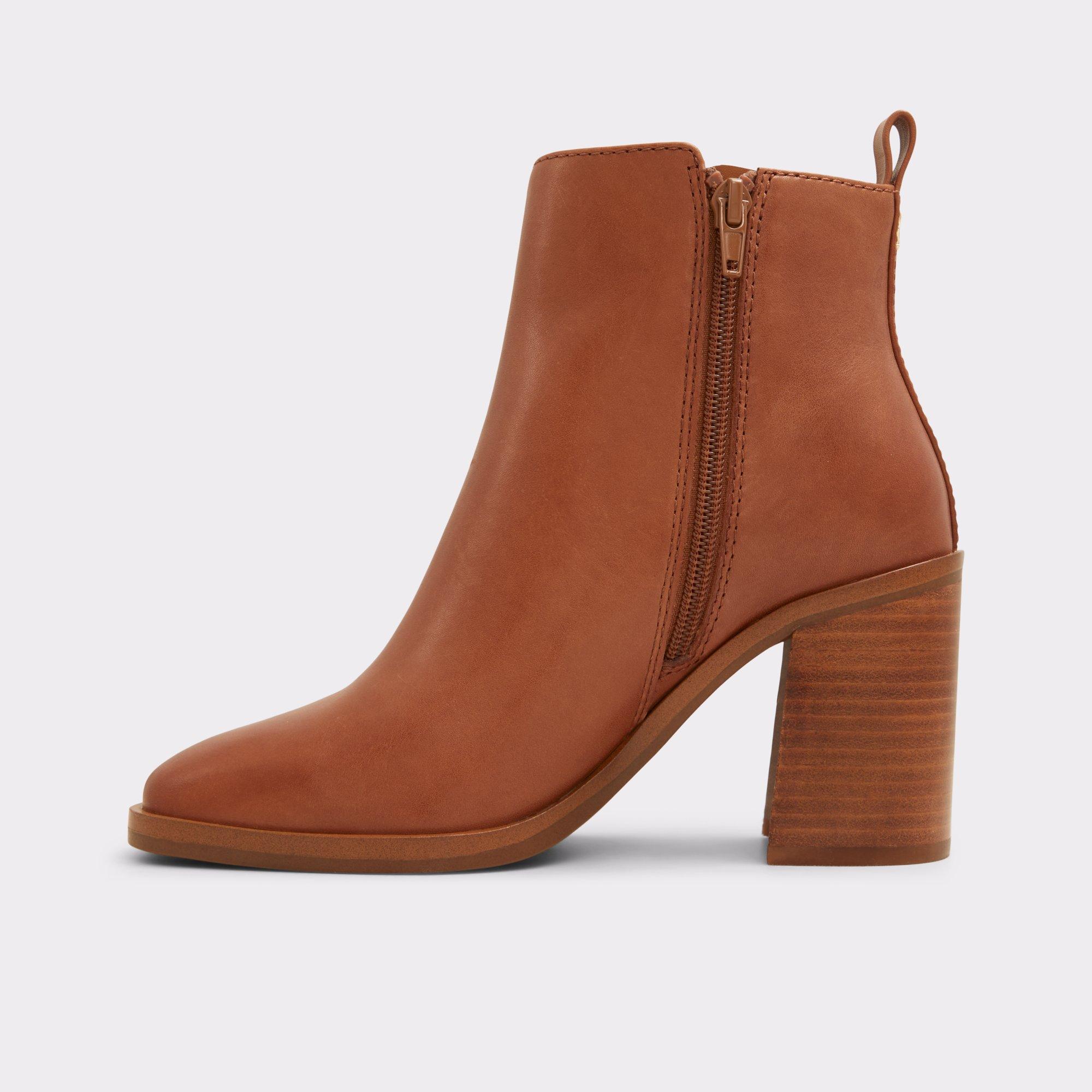 ALDO Hay - Women's Ankle Boot - Brown, Size 7 Product Image