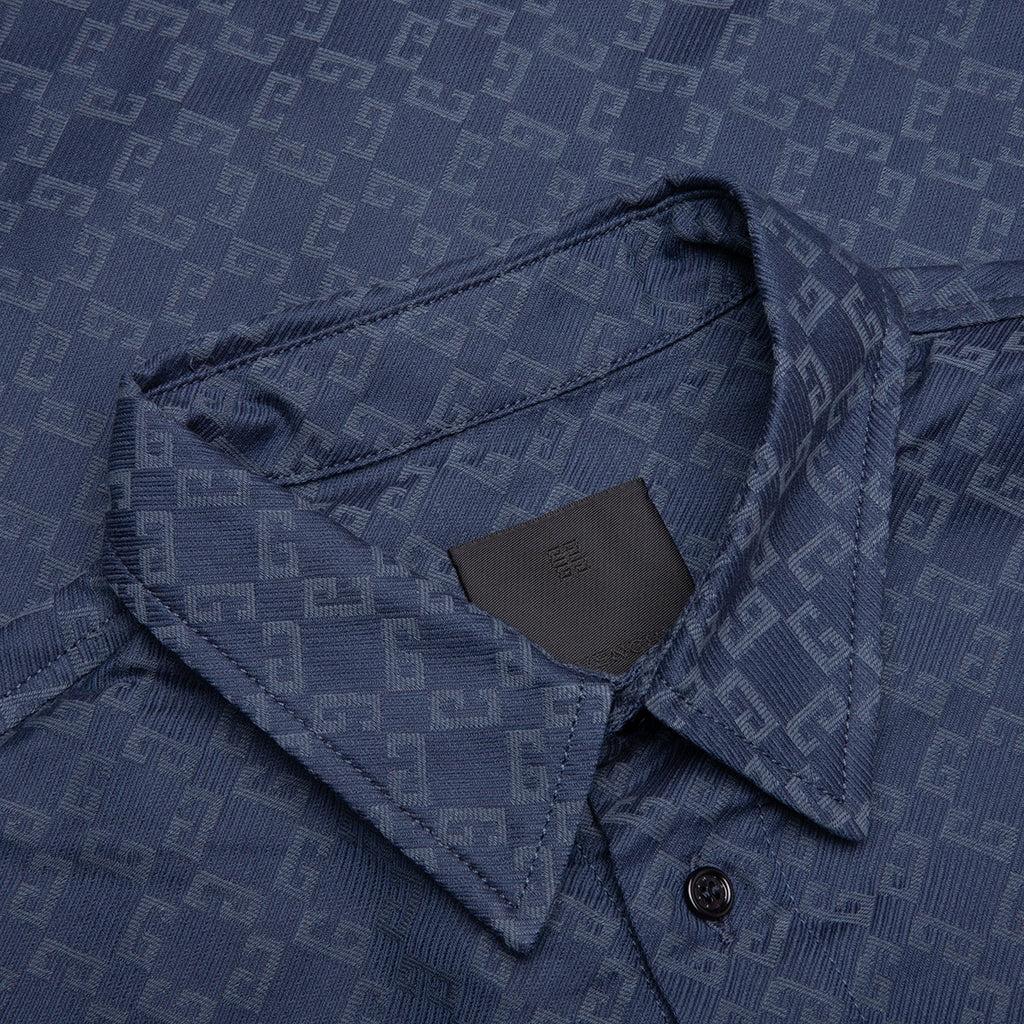 Fluid Viscose Shirt - Black Male Product Image