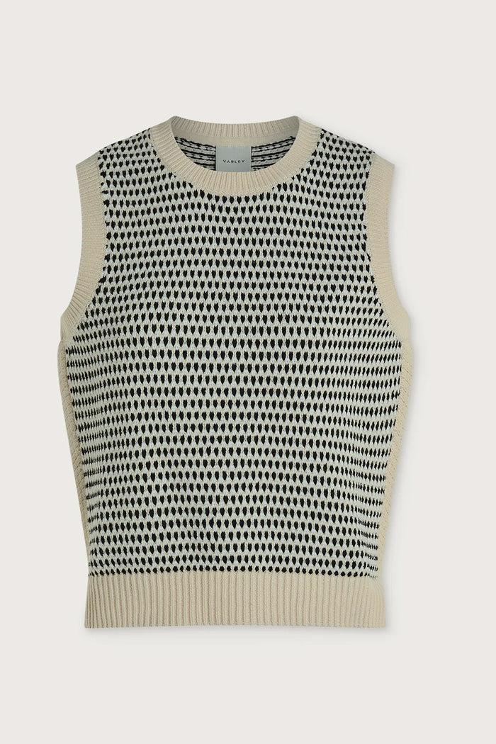 Knowles Textured Knit Vest Product Image
