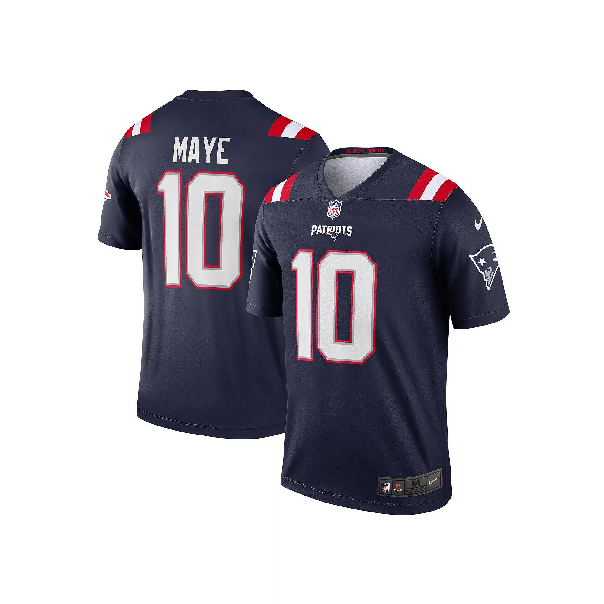 Drake Maye New England Patriots Nike Men's Dri-FIT NFL Legend Jersey Product Image