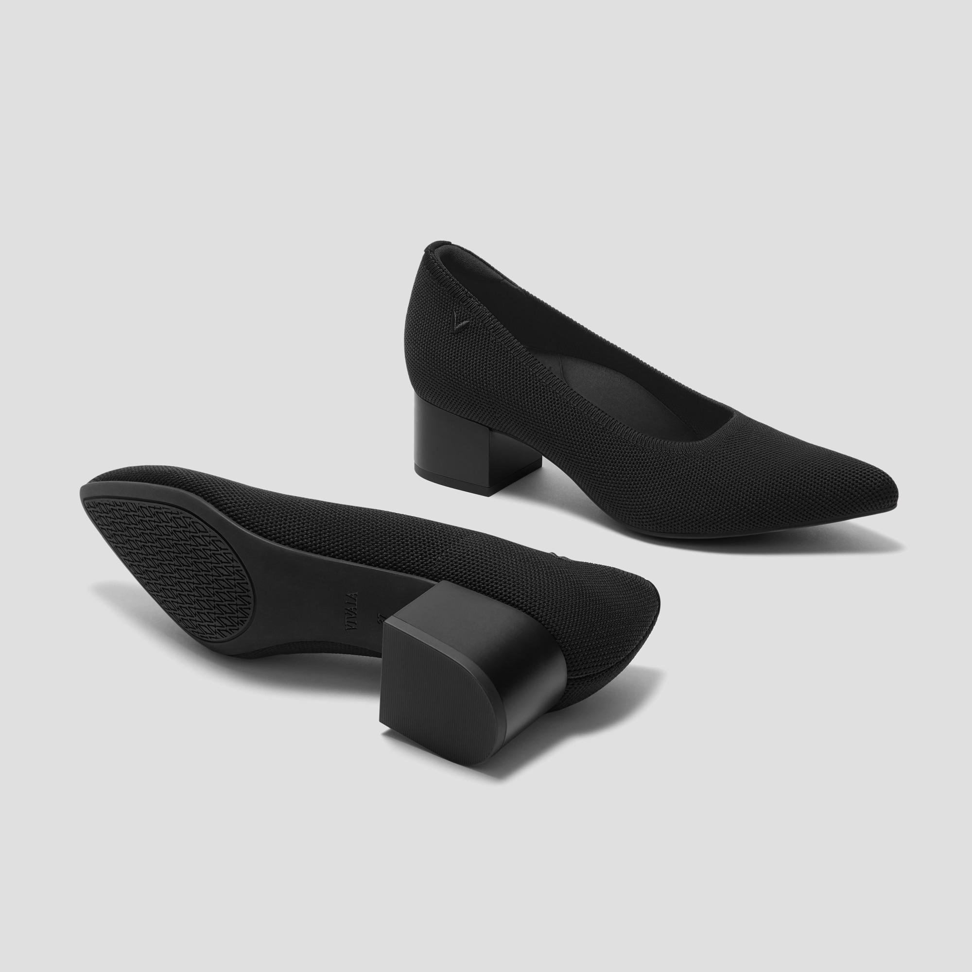 Pointed-Toe Stress FREE Chunky Heels (Georgia) Product Image