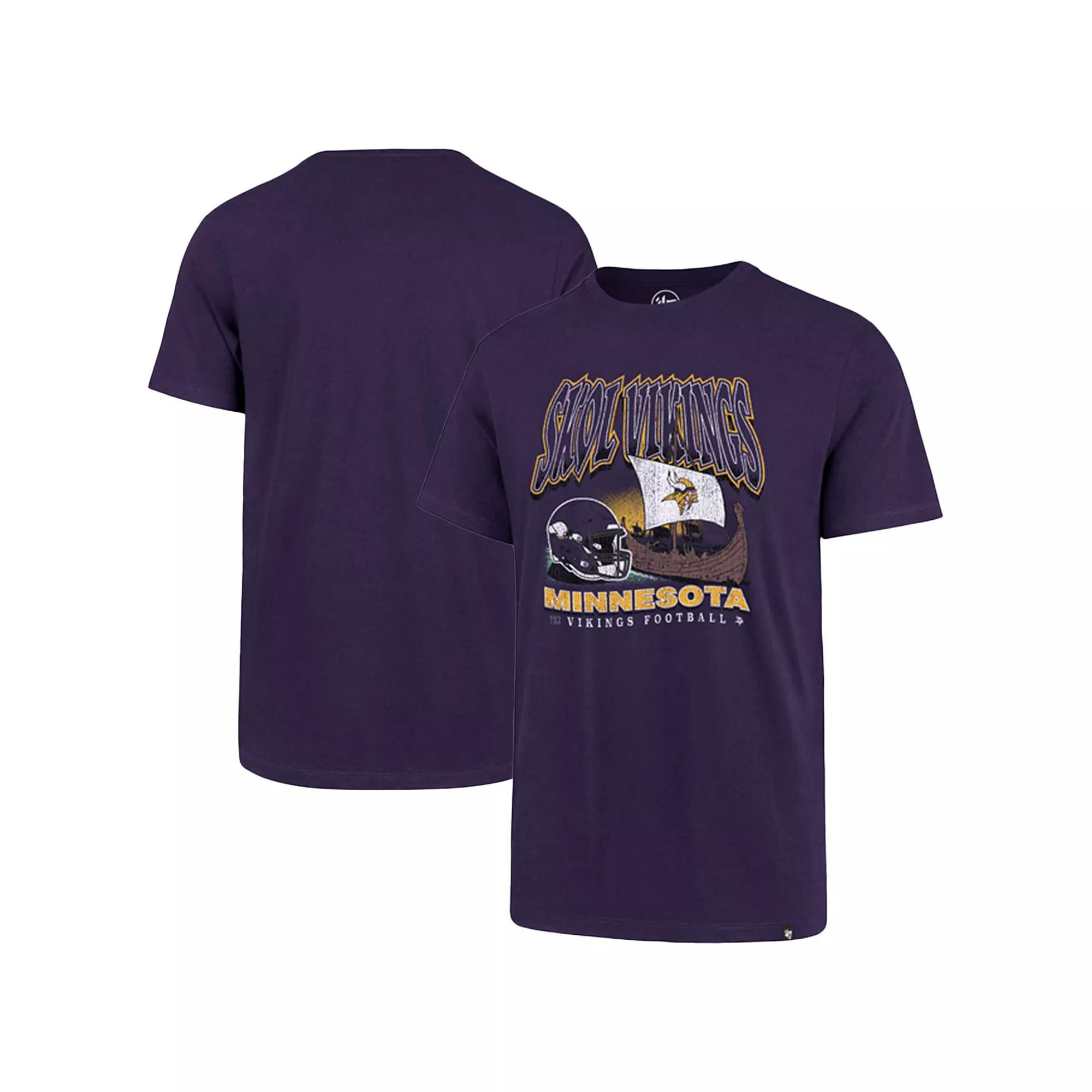 Men's '47 Purple Minnesota Vikings Regional Super Rival T-Shirt,  Product Image