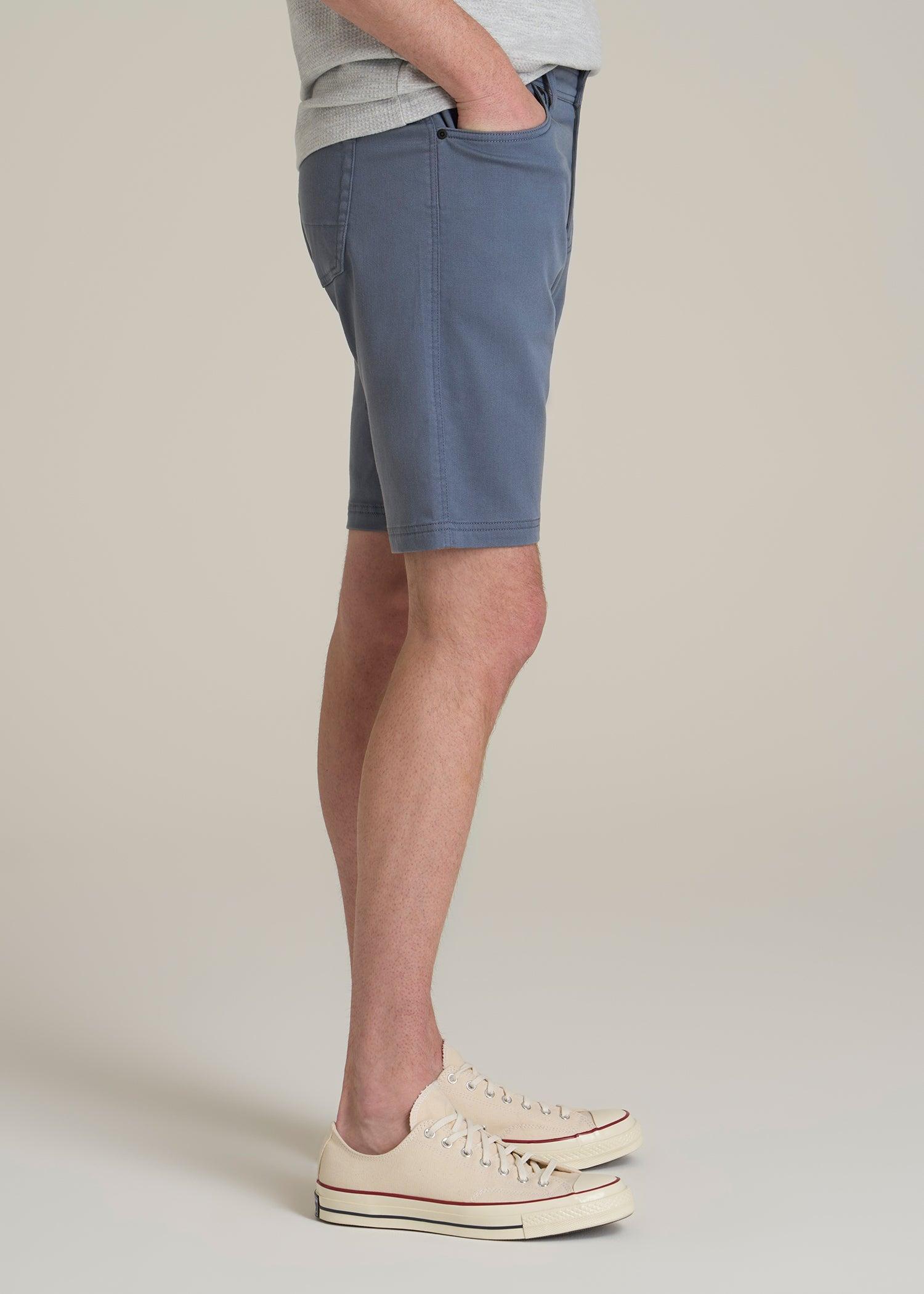 Everyday Comfort 5 Pocket Short for Tall Men in Blue Slate Male Product Image