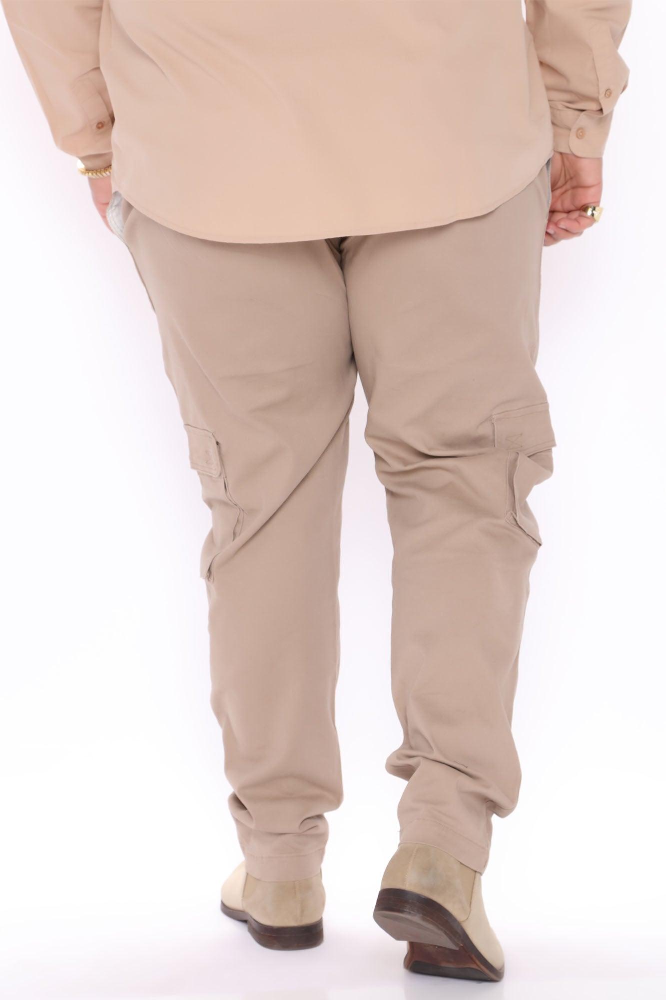 Cadet Utility Slim Cargo Pants - Khaki Product Image
