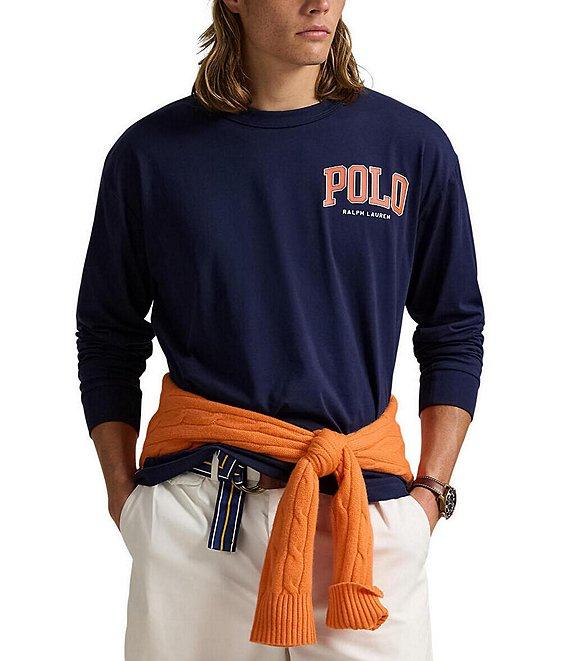 Polo Ralph Lauren Big & Tall Classic Fit Logo Jersey Long Sleeve T-Shirt Product Image