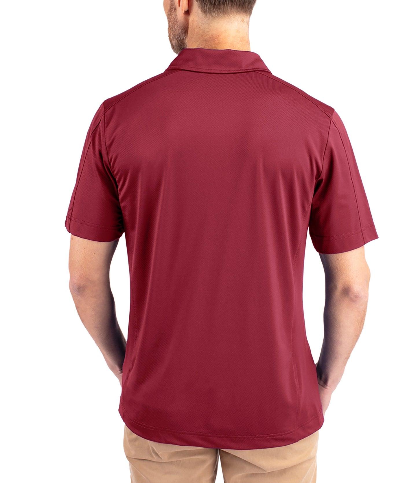 Cutter & Buck Prospect Eco Textured Stretch Recycled Men's Short Sleeve Polo Product Image