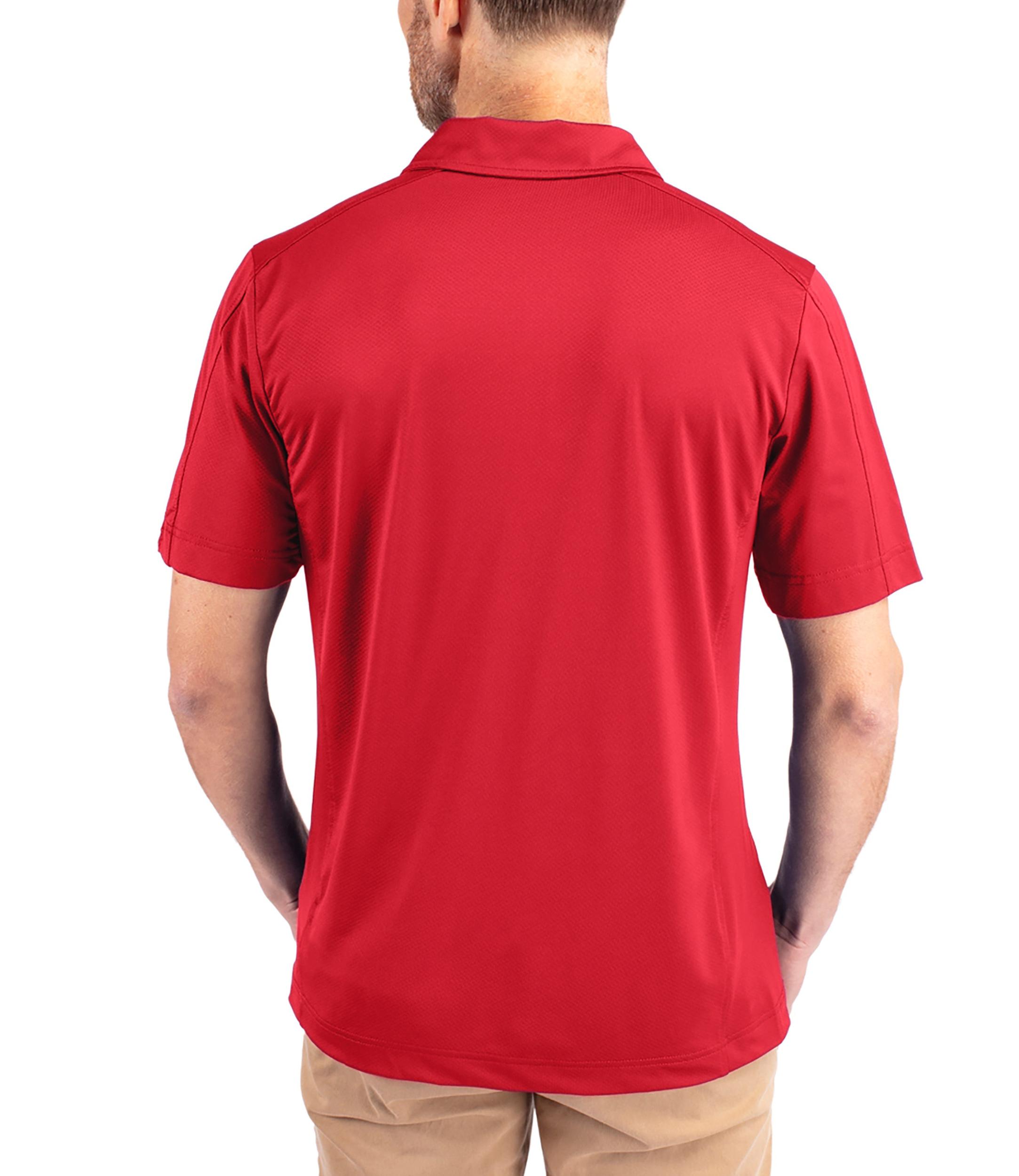 Cutter & Buck Prospect Eco Textured Stretch Recycled Men's Short Sleeve Polo Product Image