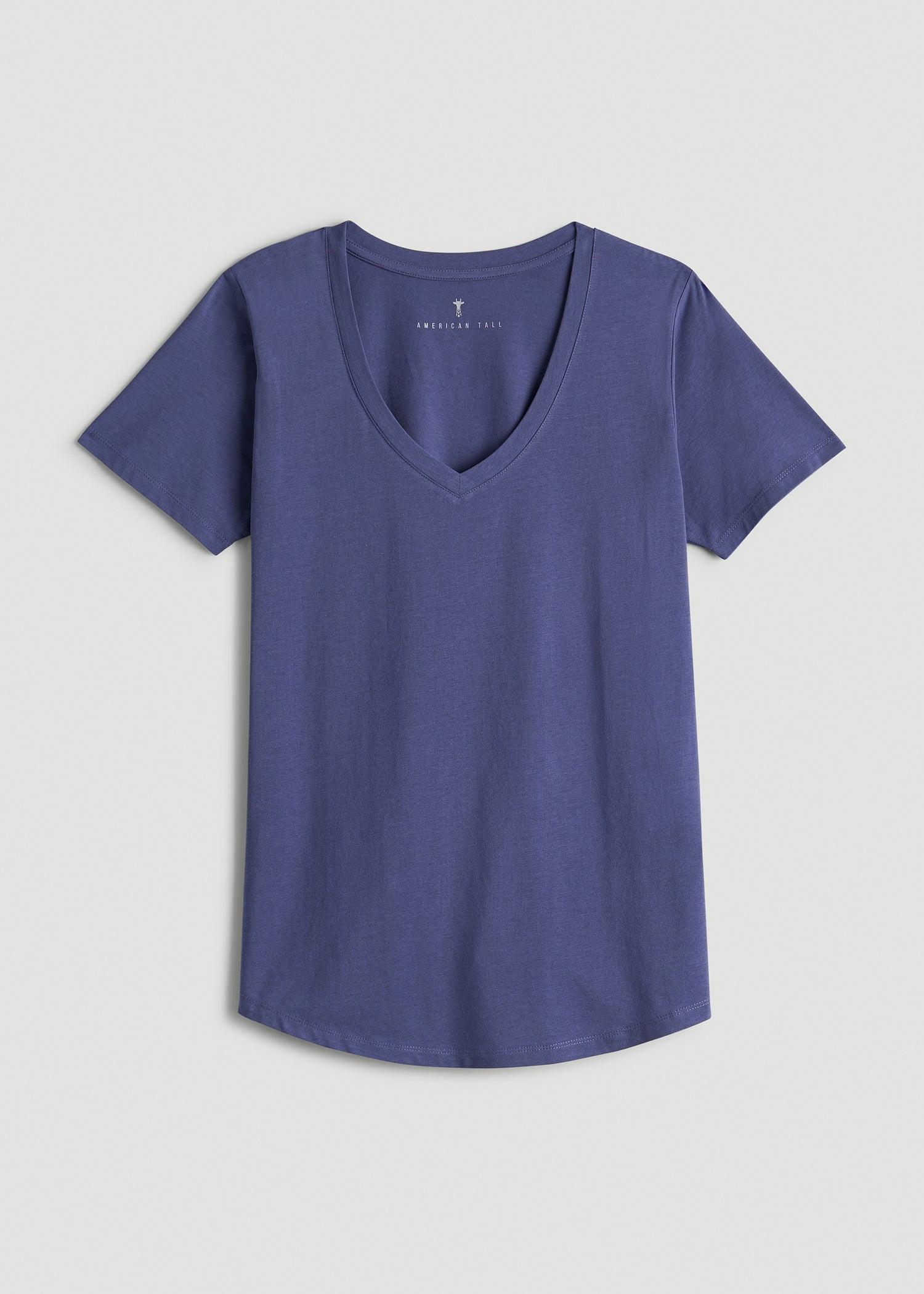 Women's Tall Scoop V-Neck Tee in Future Dusk Product Image