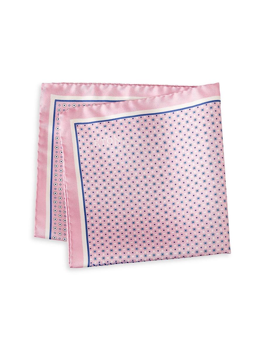 Mens Four-Side Silk Pocket Square Product Image