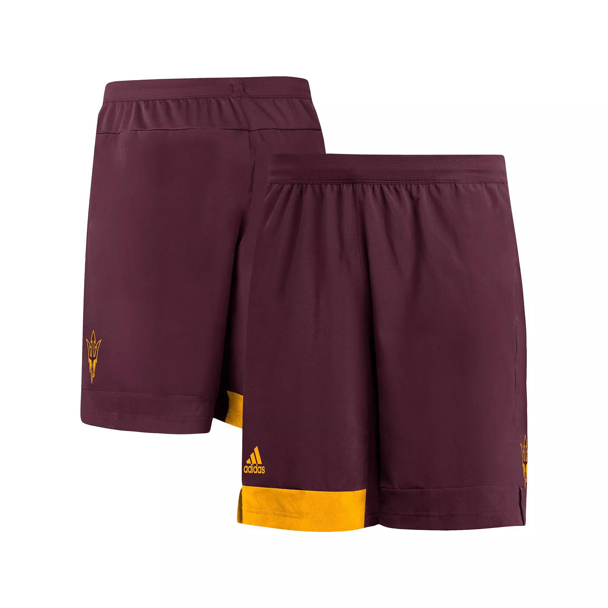 Men's adidas Maroon Arizona State Sun Devils Training Shorts,  Product Image