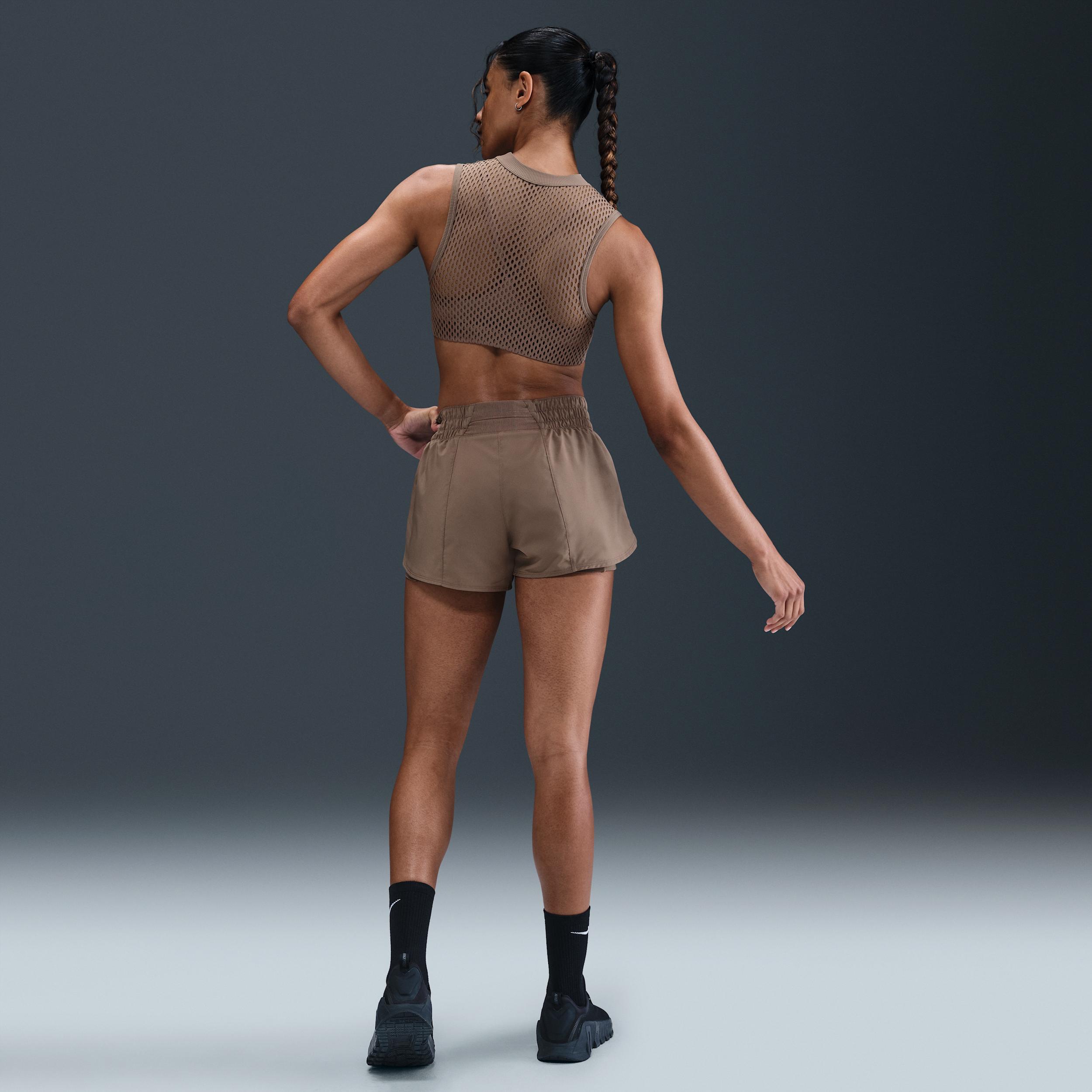 Nike Womens Indy Net Light-Support Padded Sports Bra | HF5422-010 Product Image