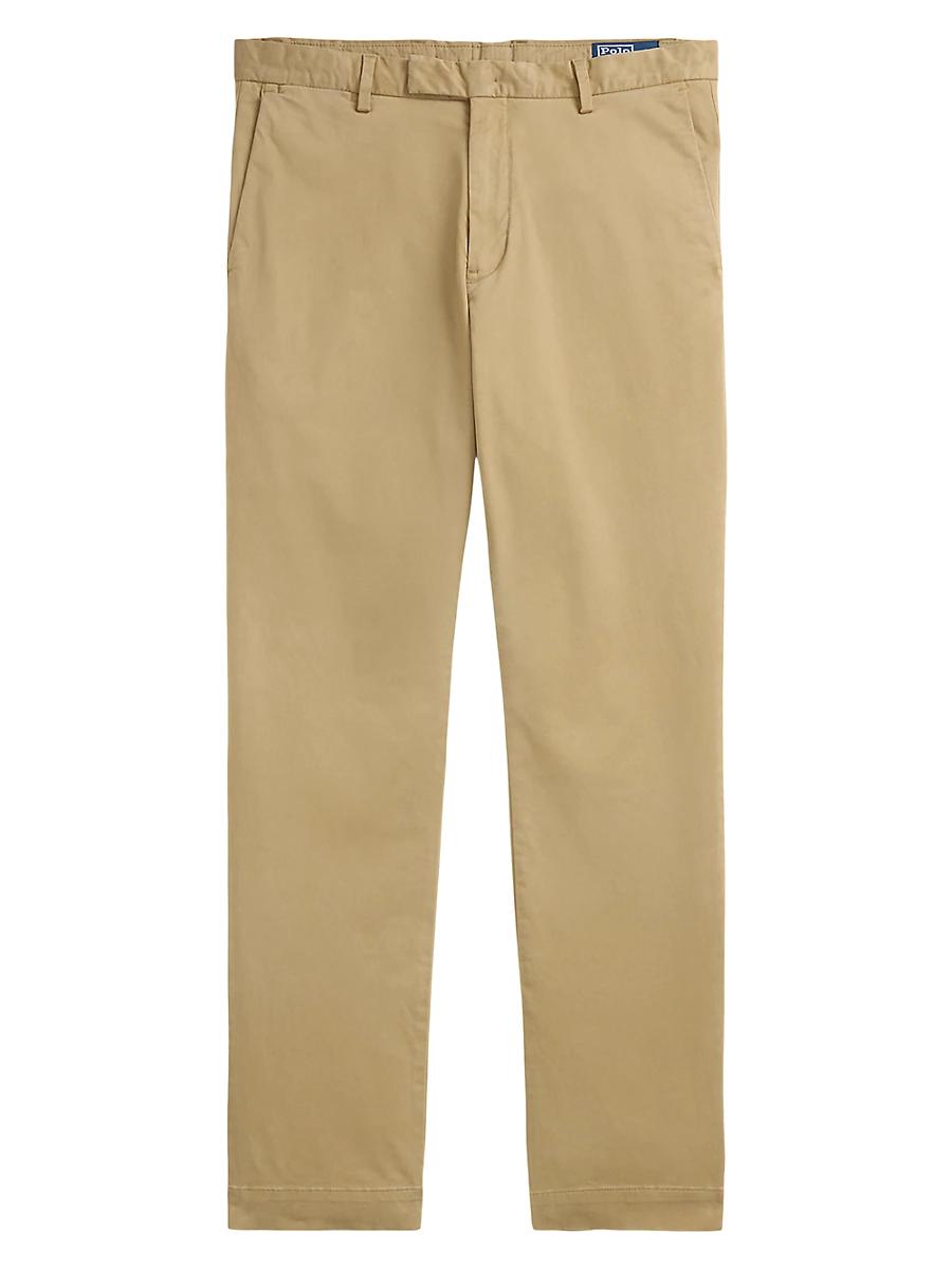 Mens Jarrett Stretch-Slim-Fit Sateen Pants Product Image
